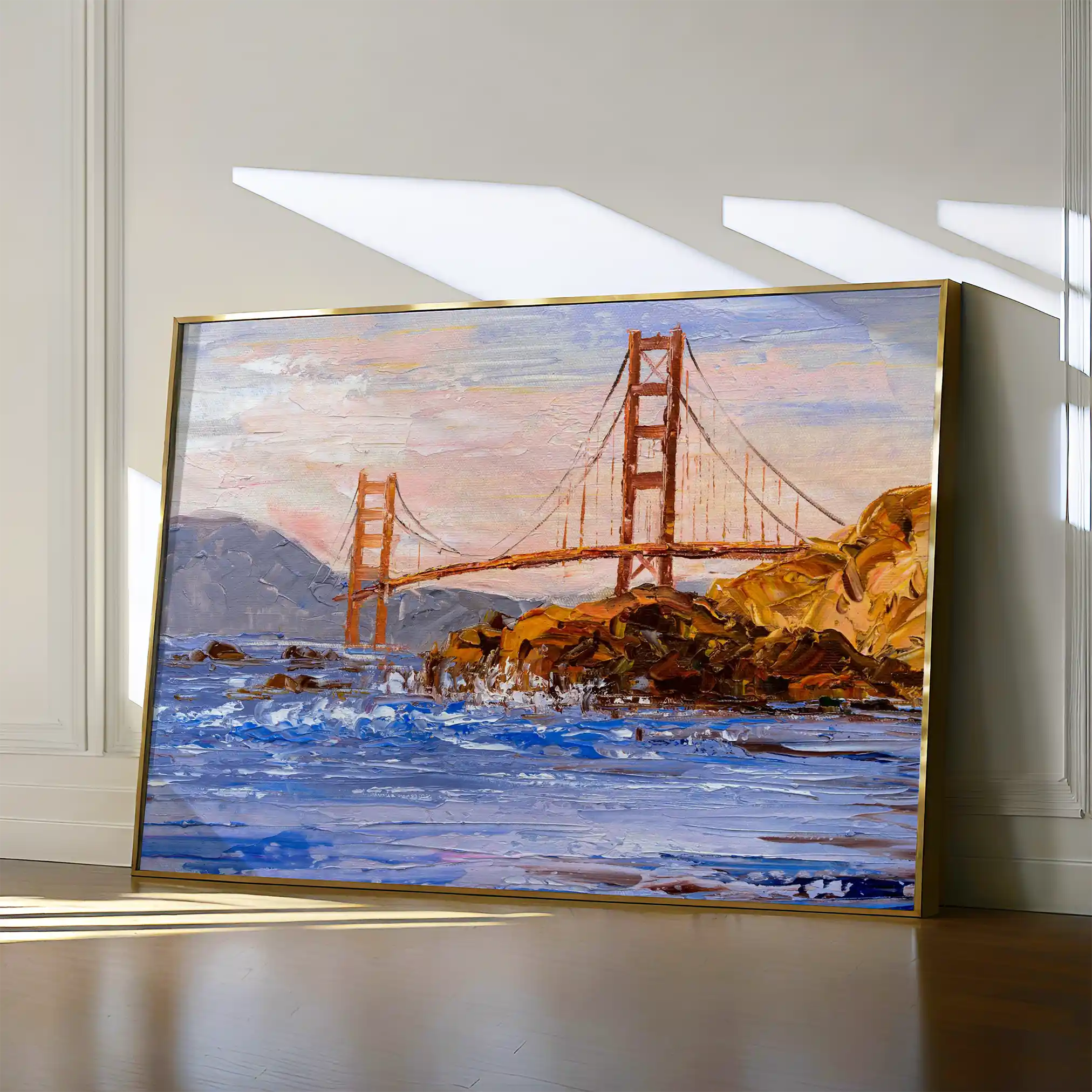 Landscape 035 Canvas Art 90 x 60 cm / Stretched on hidden frame