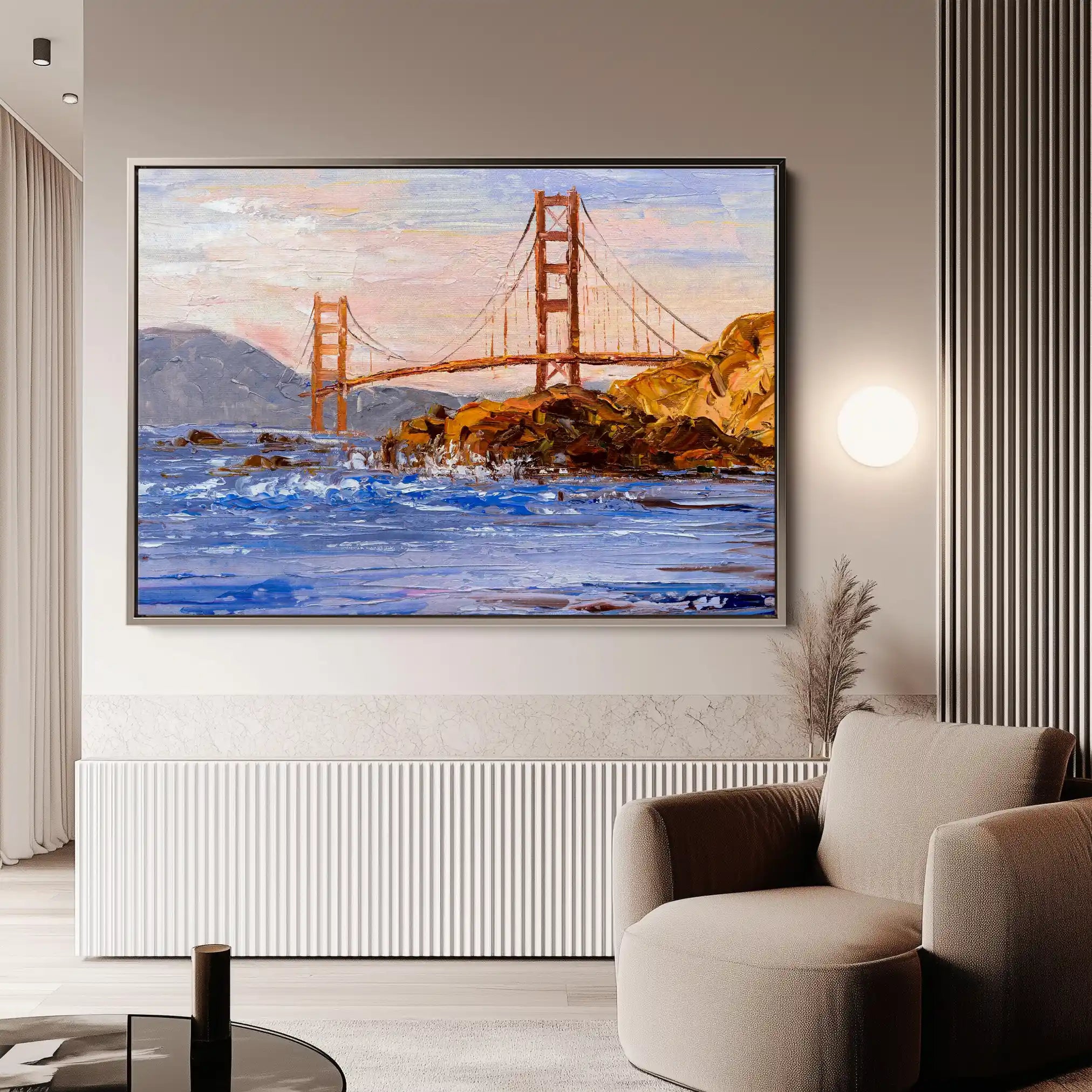 Landscape 035 Canvas Art 90 x 60 cm / Stretched on hidden frame