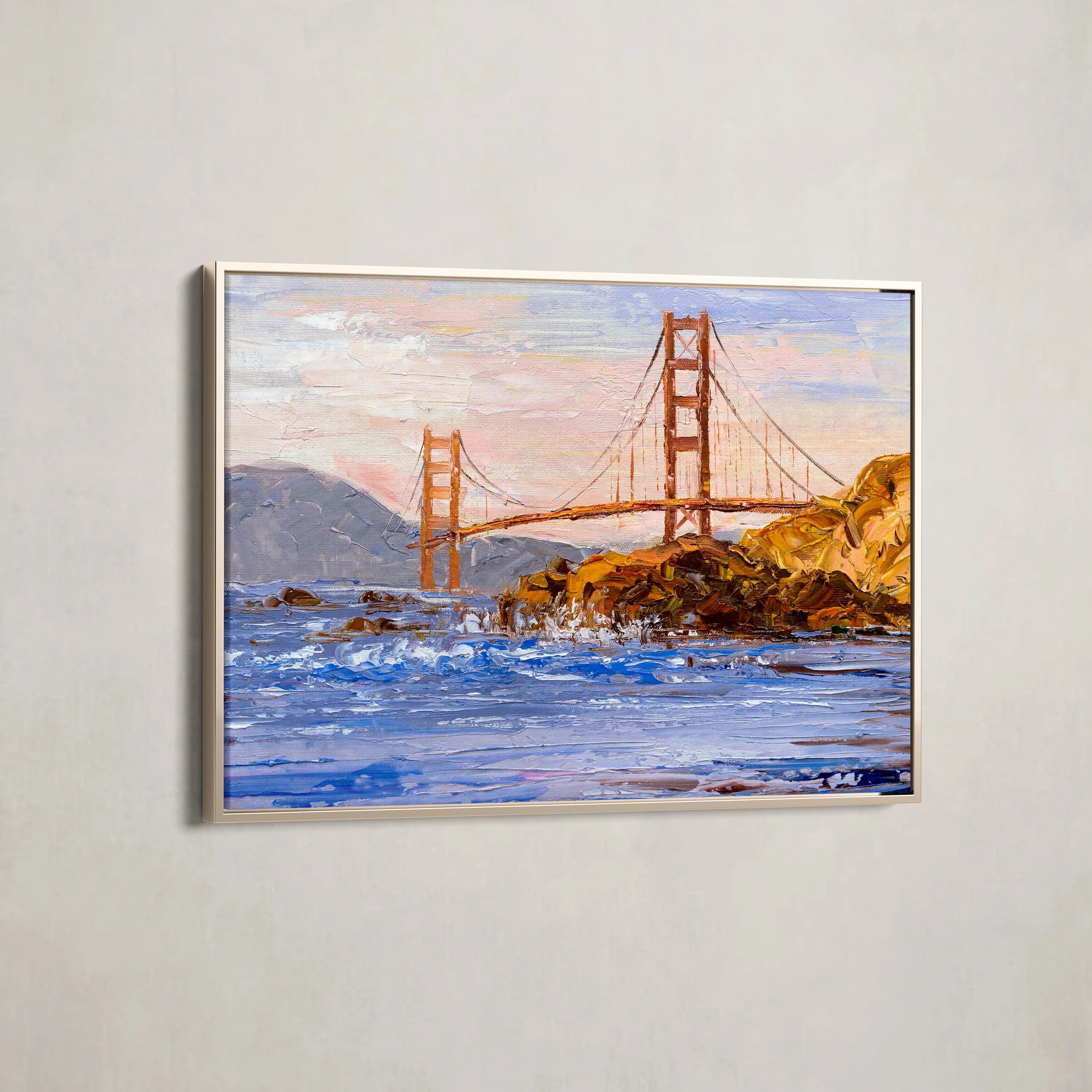 Landscape Canvas Wall Art WAD035-L 90 x 60 cm / Stretched on hidden frame