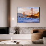 Landscape 035 Canvas Art 90 x 60 cm / Stretched on hidden frame