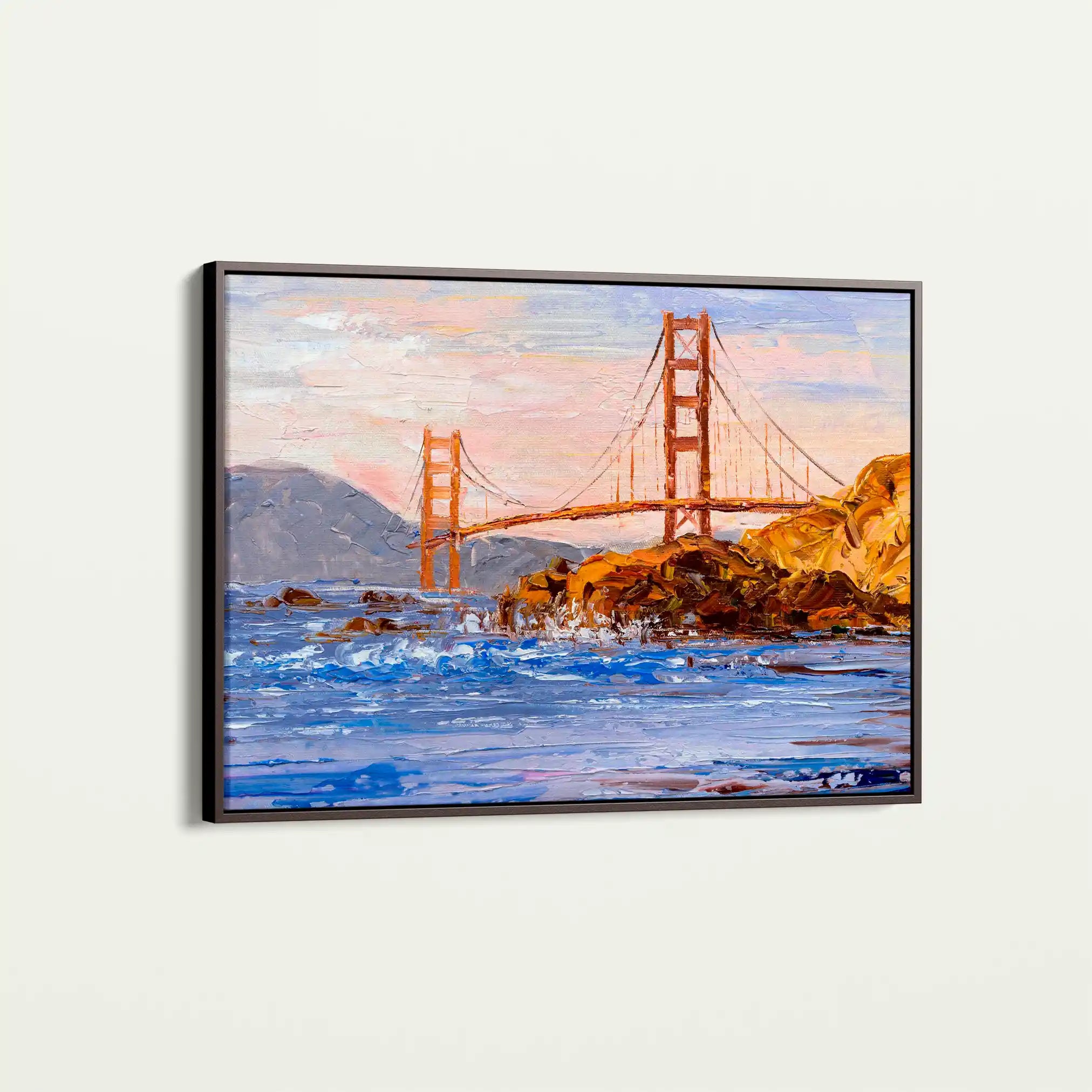 Landscape 035 Canvas Art 90 x 60 cm / Stretched on hidden frame