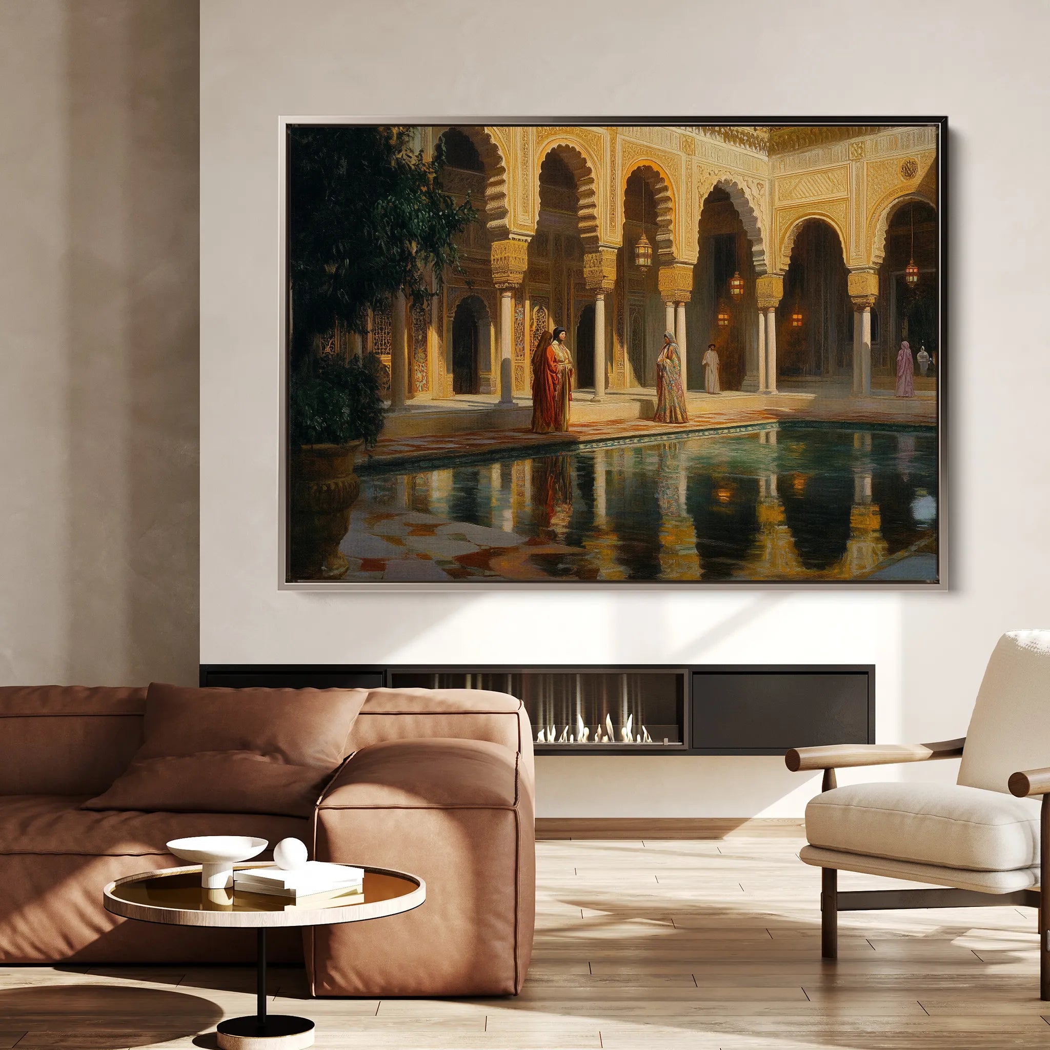 Orientalist Canvas Wall Art WAD035-OR 90 x 60 cm / Stretched on hidden frame