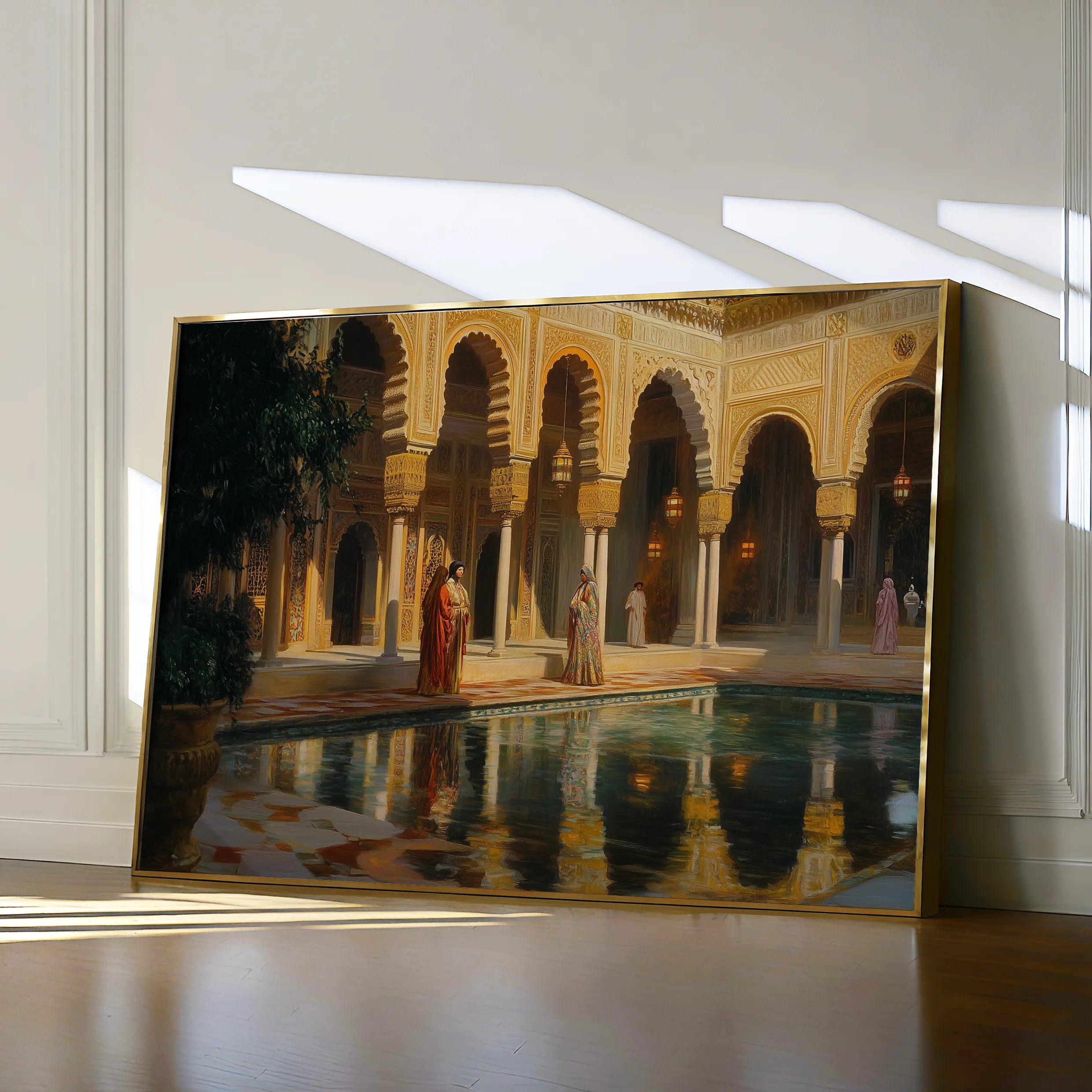 Orientalist Canvas Wall Art WAD035-OR 90 x 60 cm / Stretched on hidden frame