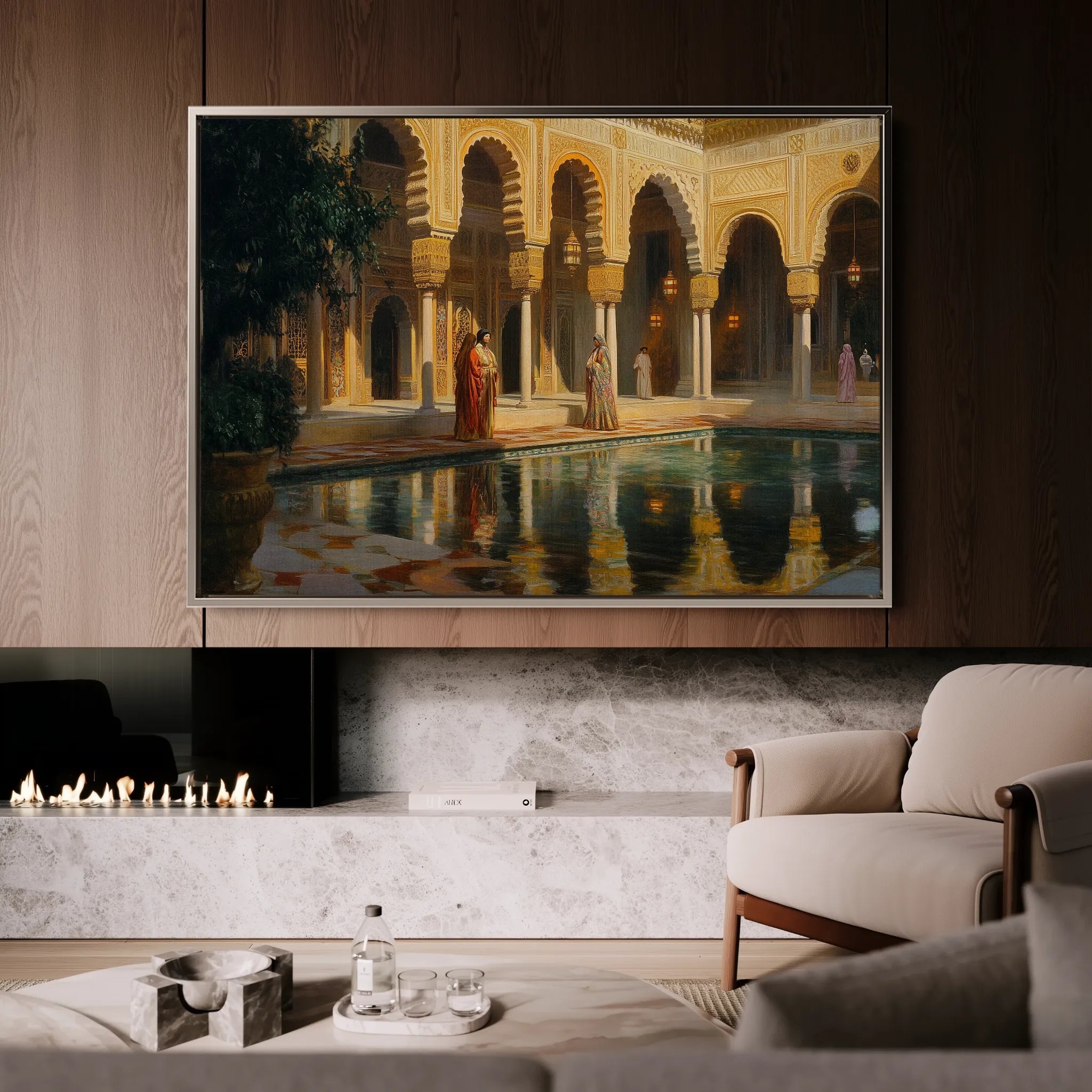 Orientalist Canvas Wall Art WAD035-OR 90 x 60 cm / Stretched on hidden frame