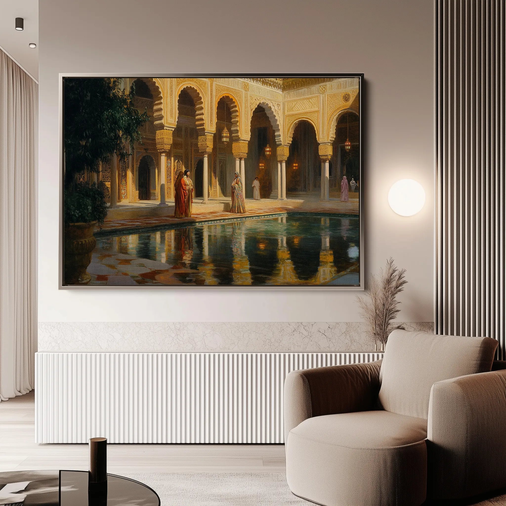 Orientalist Canvas Wall Art WAD035-OR 90 x 60 cm / Stretched on hidden frame