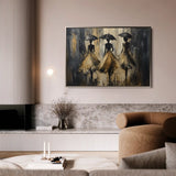 Portrait 035 Canvas Art 90 x 60 cm / Stretched on hidden frame