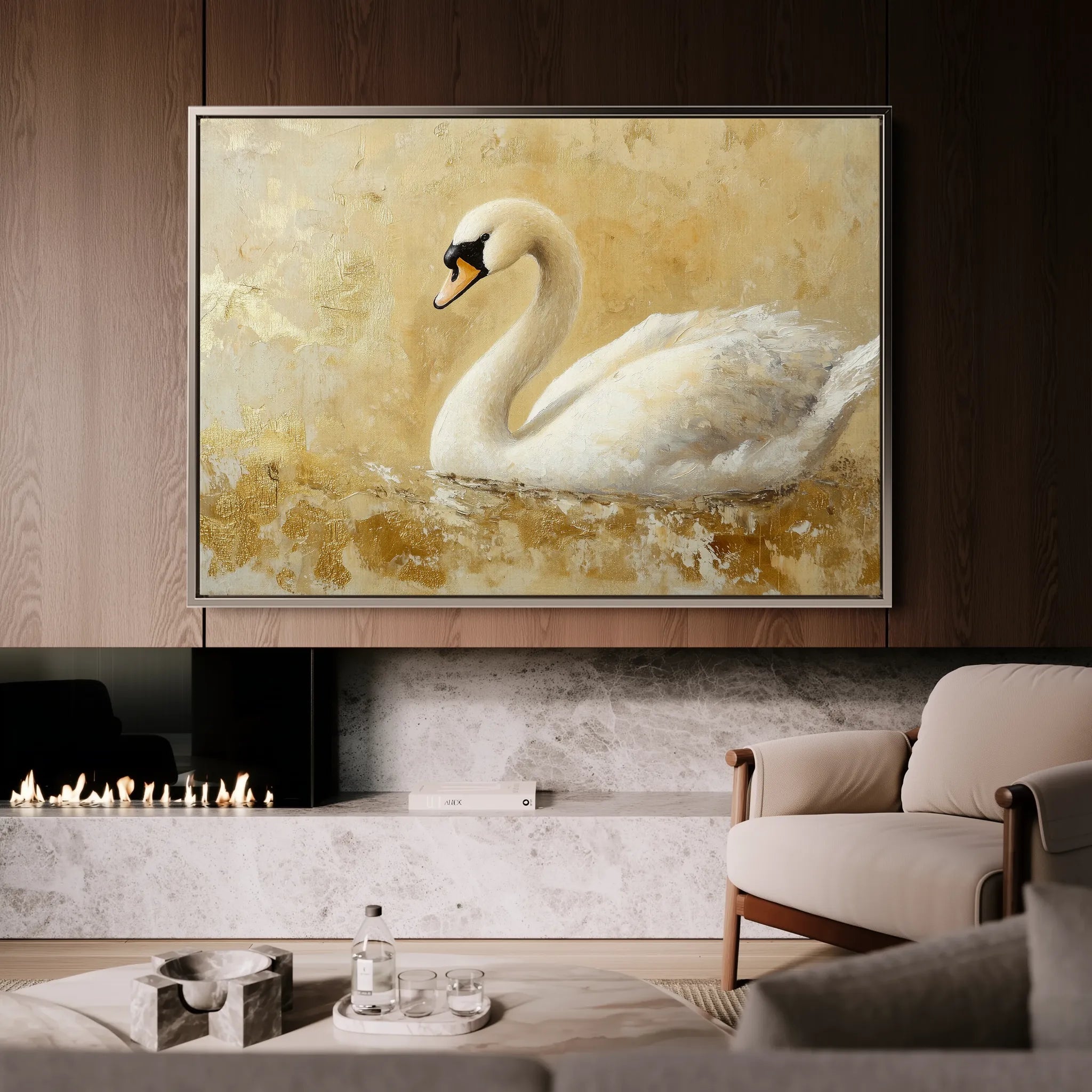 Animals Canvas Wall Art WAD036-AN 90 x 60 cm / Stretched on hidden frame