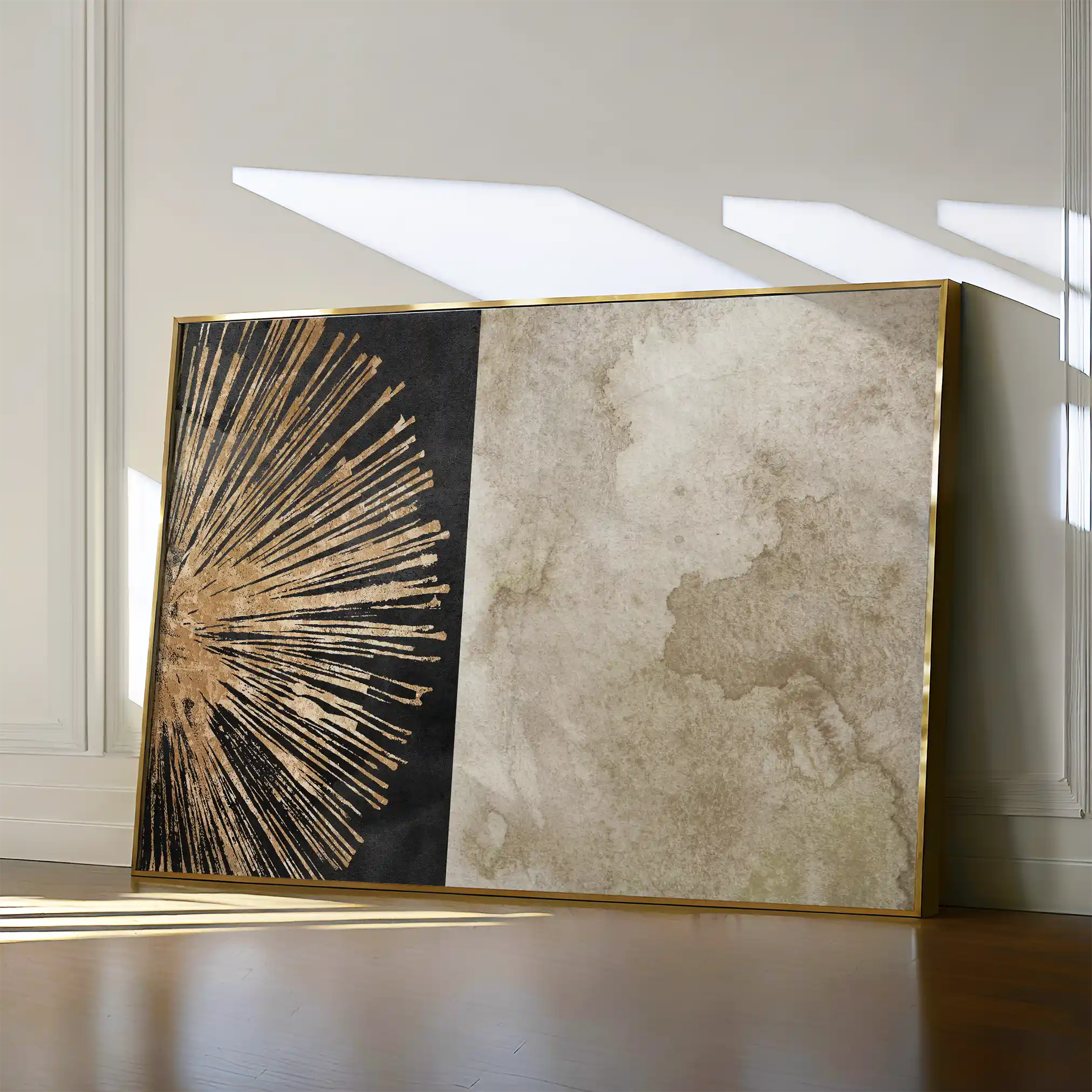 Abstract Canvas Wall Art WAD036-A 90 x 60 cm / Stretched on hidden frame