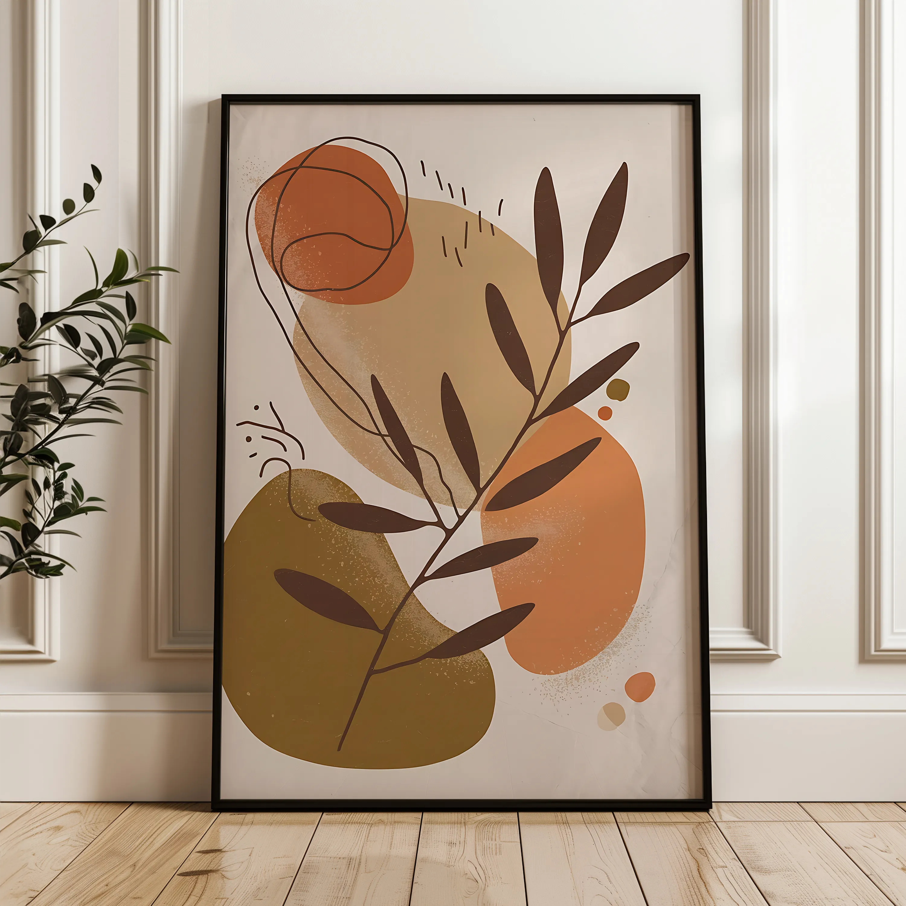 Boho Canvas Wall Art WAD036-BH 90 x 60 cm / Stretched on hidden frame