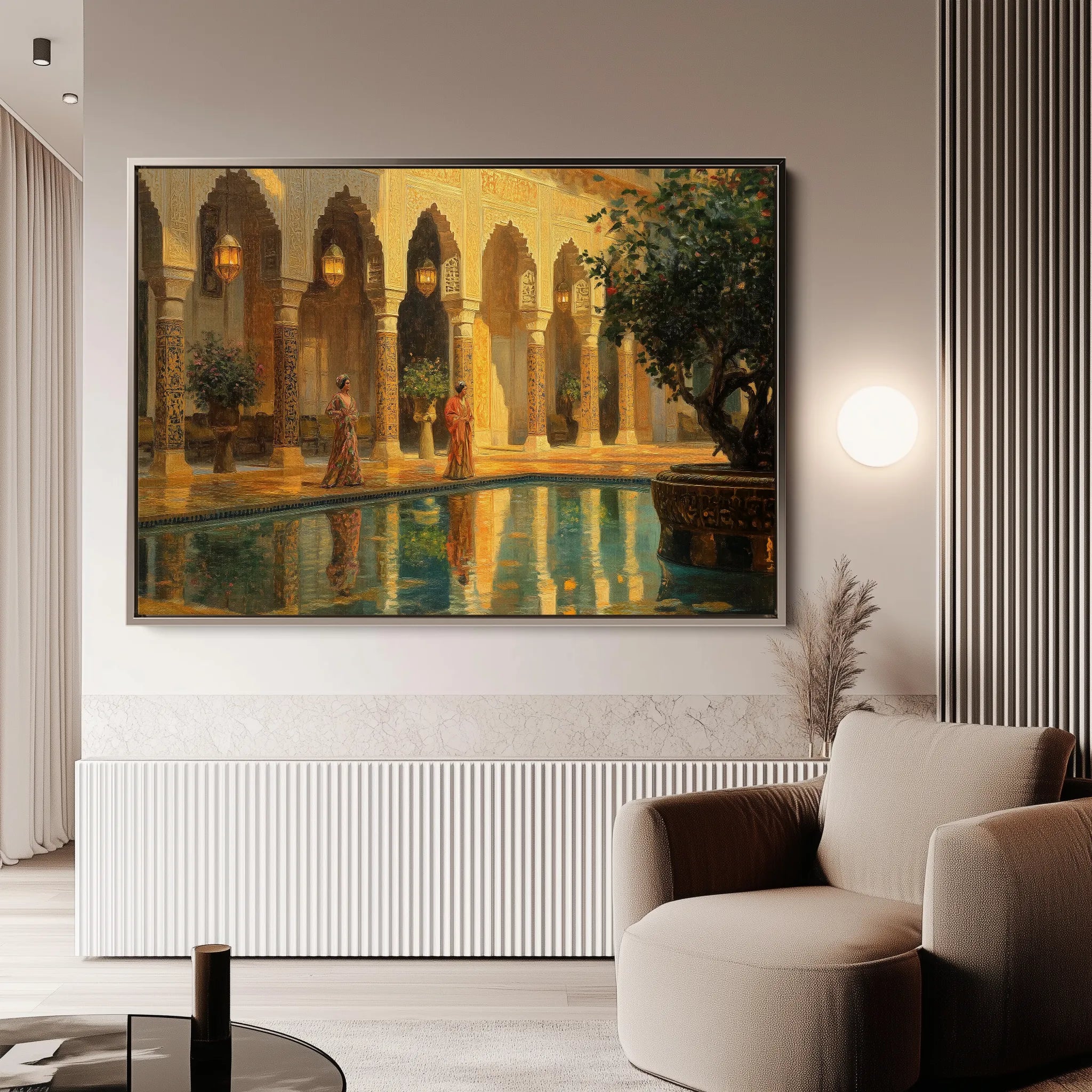 Orientalist Canvas Wall Art WAD036-OR 90 x 60 cm / Stretched on hidden frame