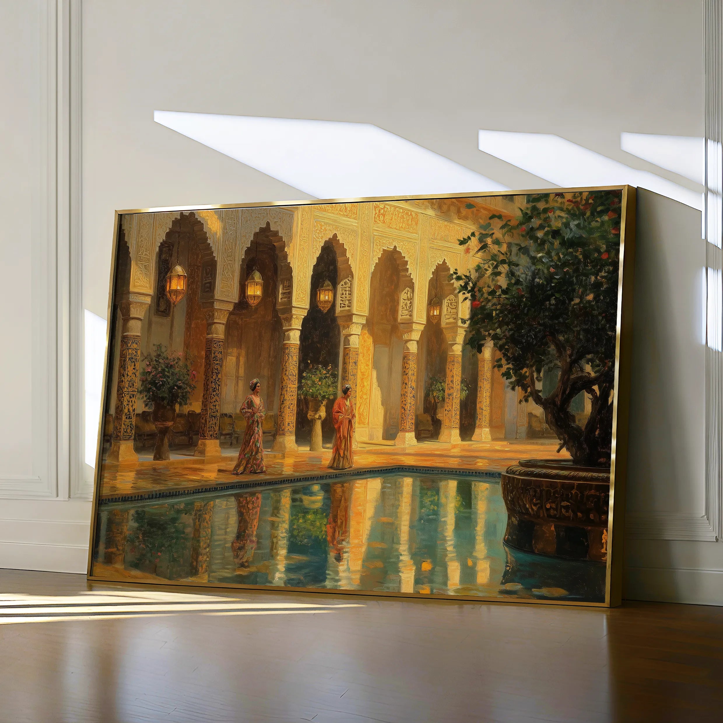 Orientalist Canvas Wall Art WAD036-OR 90 x 60 cm / Stretched on hidden frame