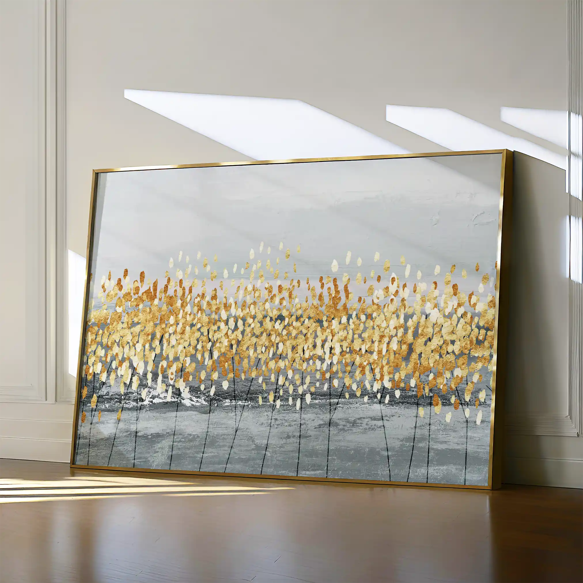 Abstract Canvas Wall Art WAD037-A 90 x 60 cm / Stretched on hidden frame