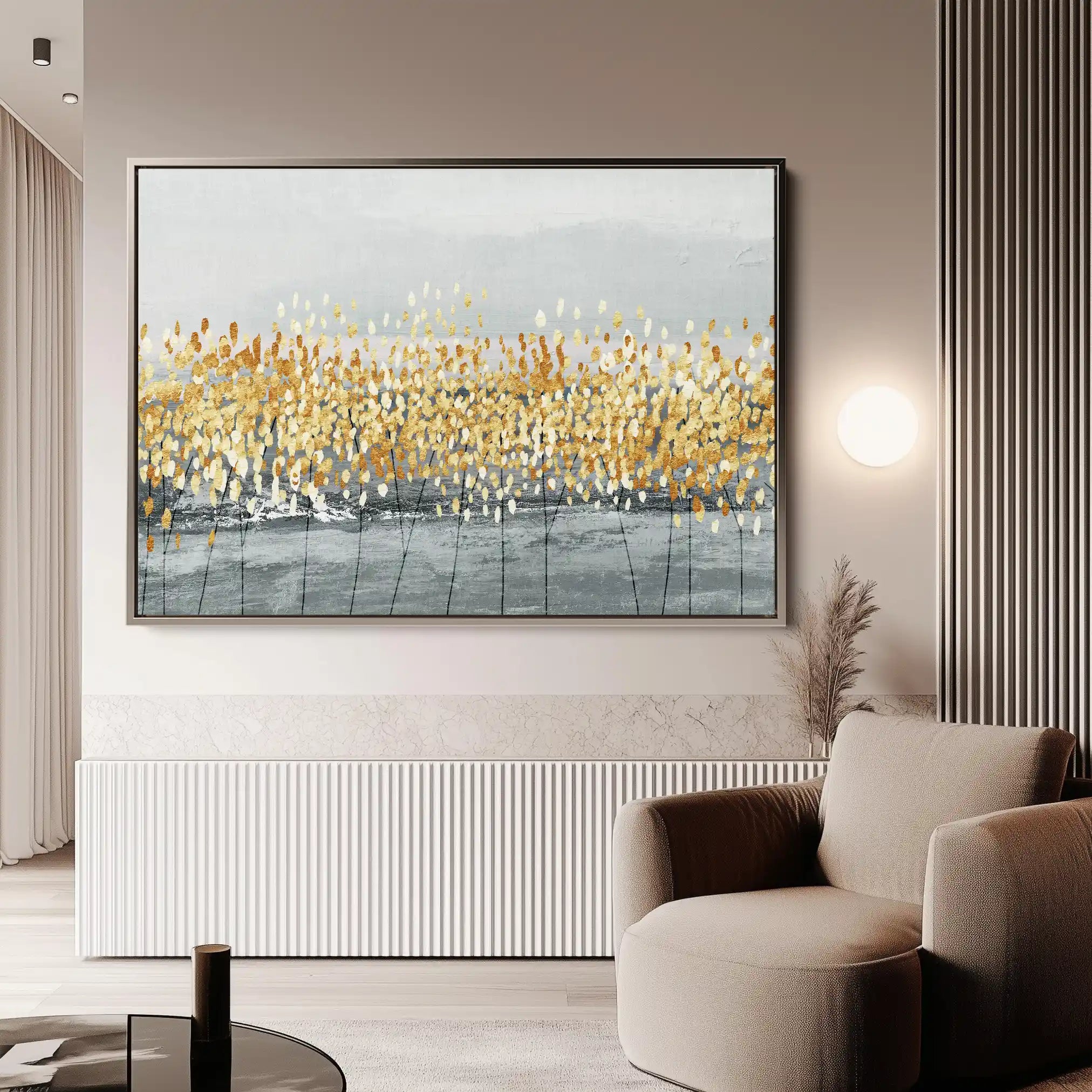 Abstract Canvas Wall Art WAD037-A 90 x 60 cm / Stretched on hidden frame