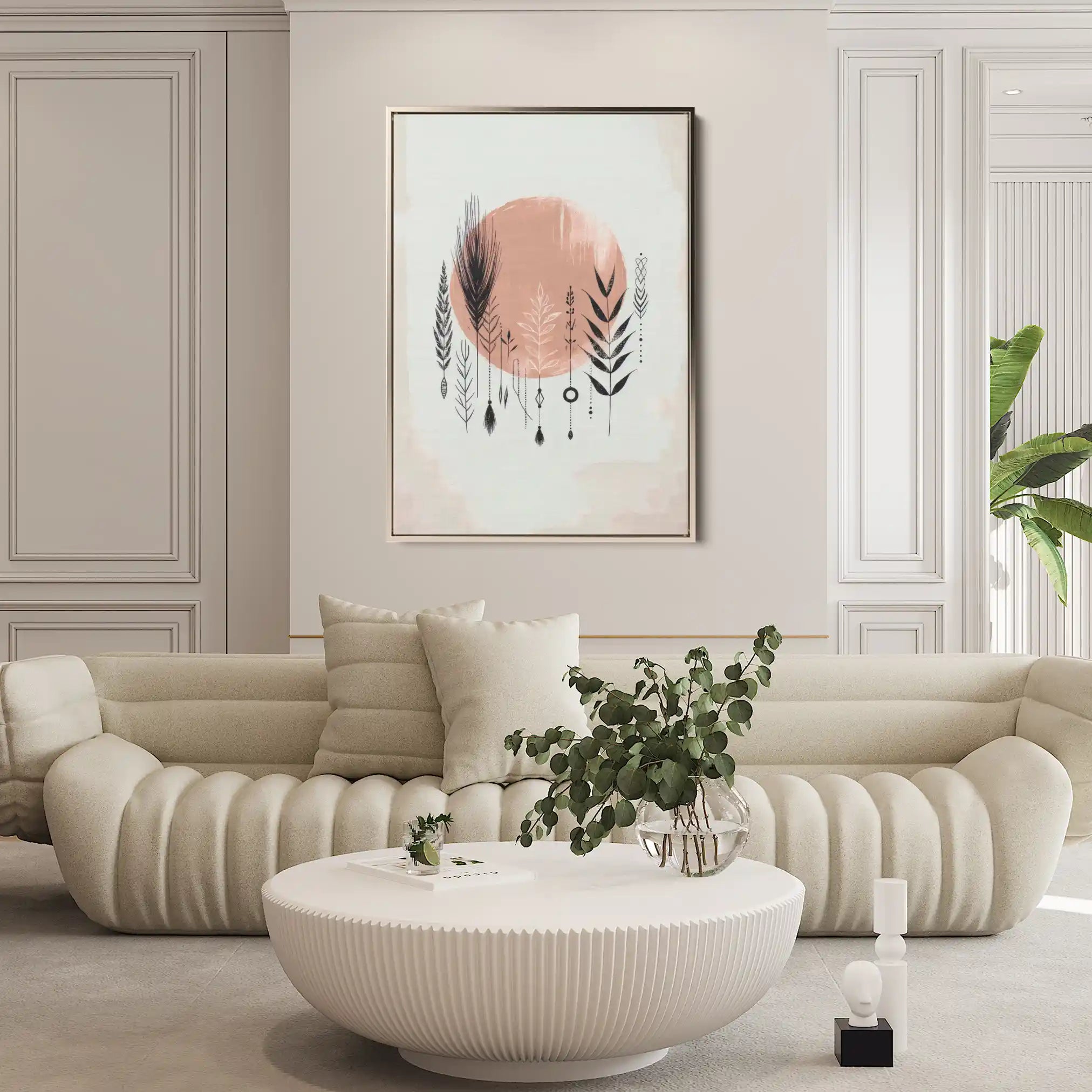 Boho 037 Canvas Art 90 x 60 cm / Stretched on hidden frame