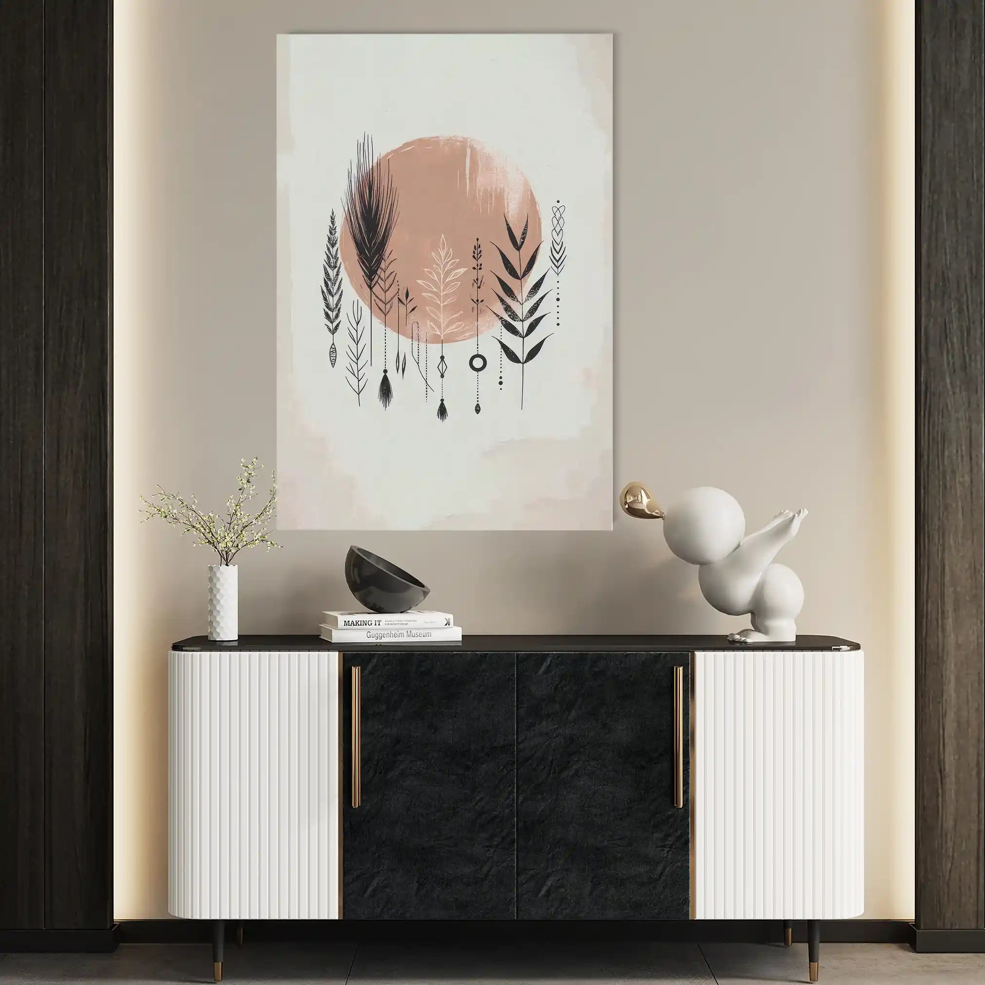 Boho 037 Canvas Art 90 x 60 cm / Stretched on hidden frame