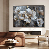 Floral Canvas Wall Art WAD037-F 90 x 60 cm / Stretched on hidden frame