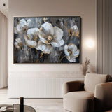 Floral Canvas Wall Art WAD037-F 90 x 60 cm / Stretched on hidden frame