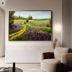 Landscape 037 Canvas Art 90 x 60 cm / Stretched on hidden frame