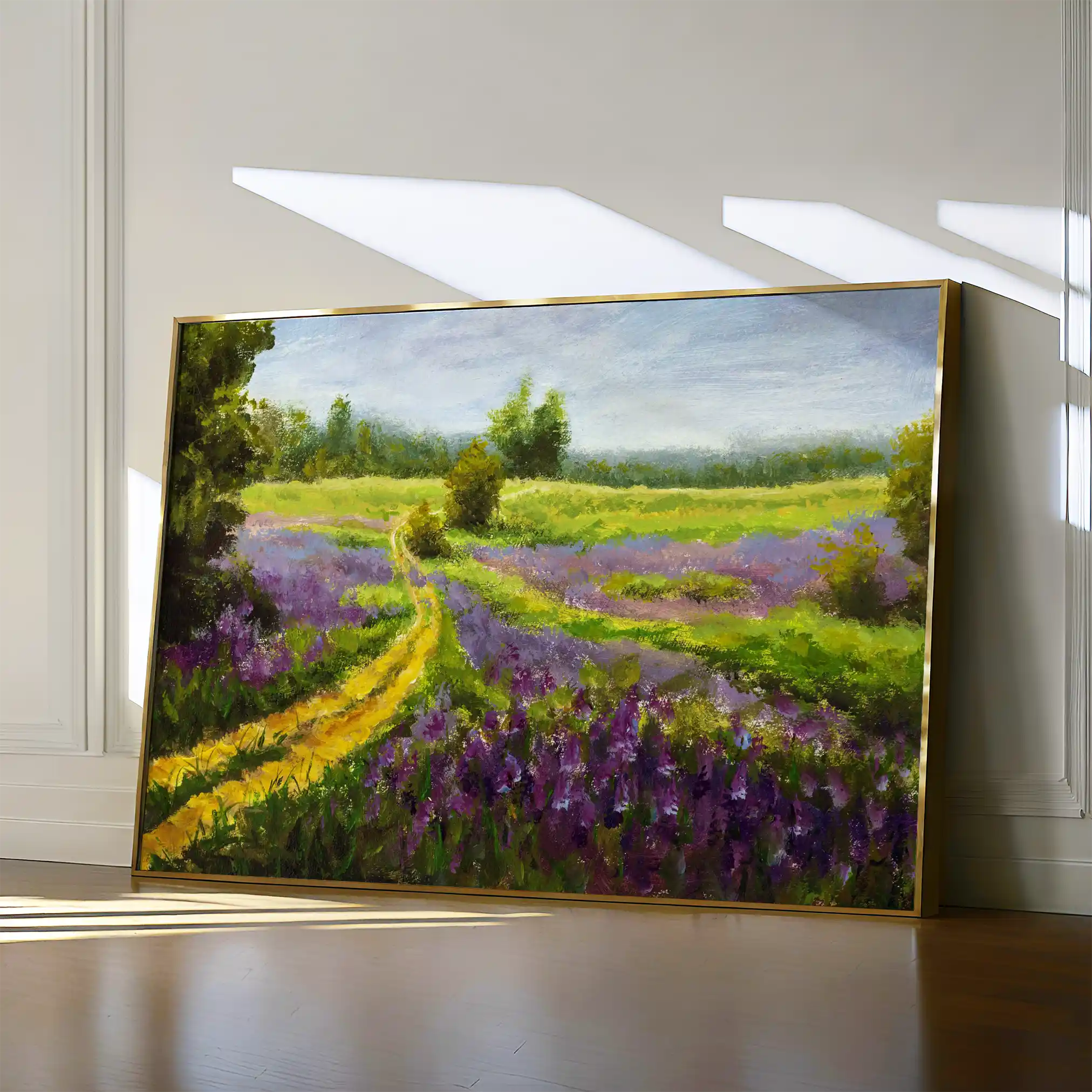 Landscape 037 Canvas Art 90 x 60 cm / Stretched on hidden frame