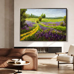 Landscape 037 Canvas Art 90 x 60 cm / Stretched on hidden frame