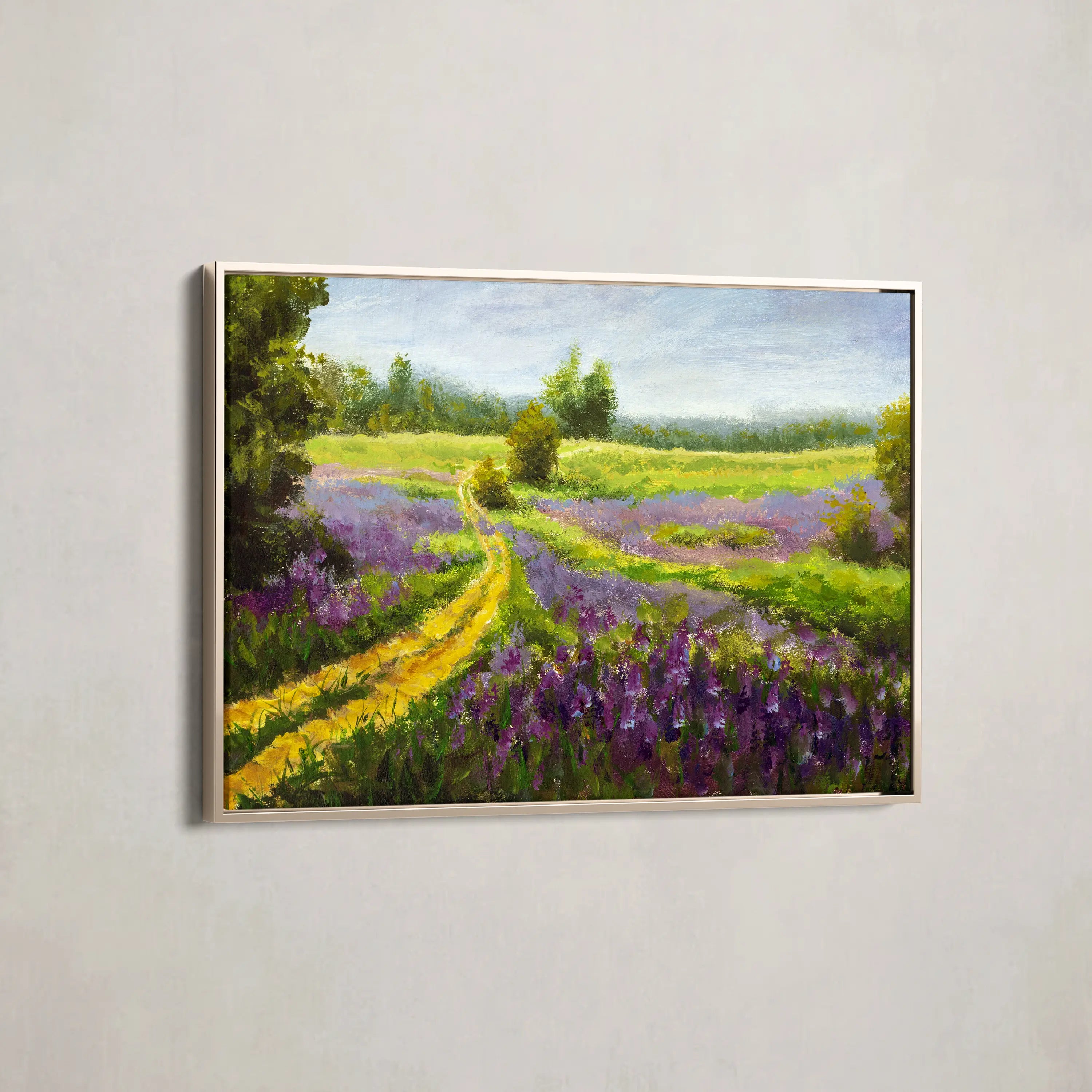 Landscape Canvas Wall Art WAD037-L 90 x 60 cm / Stretched on hidden frame