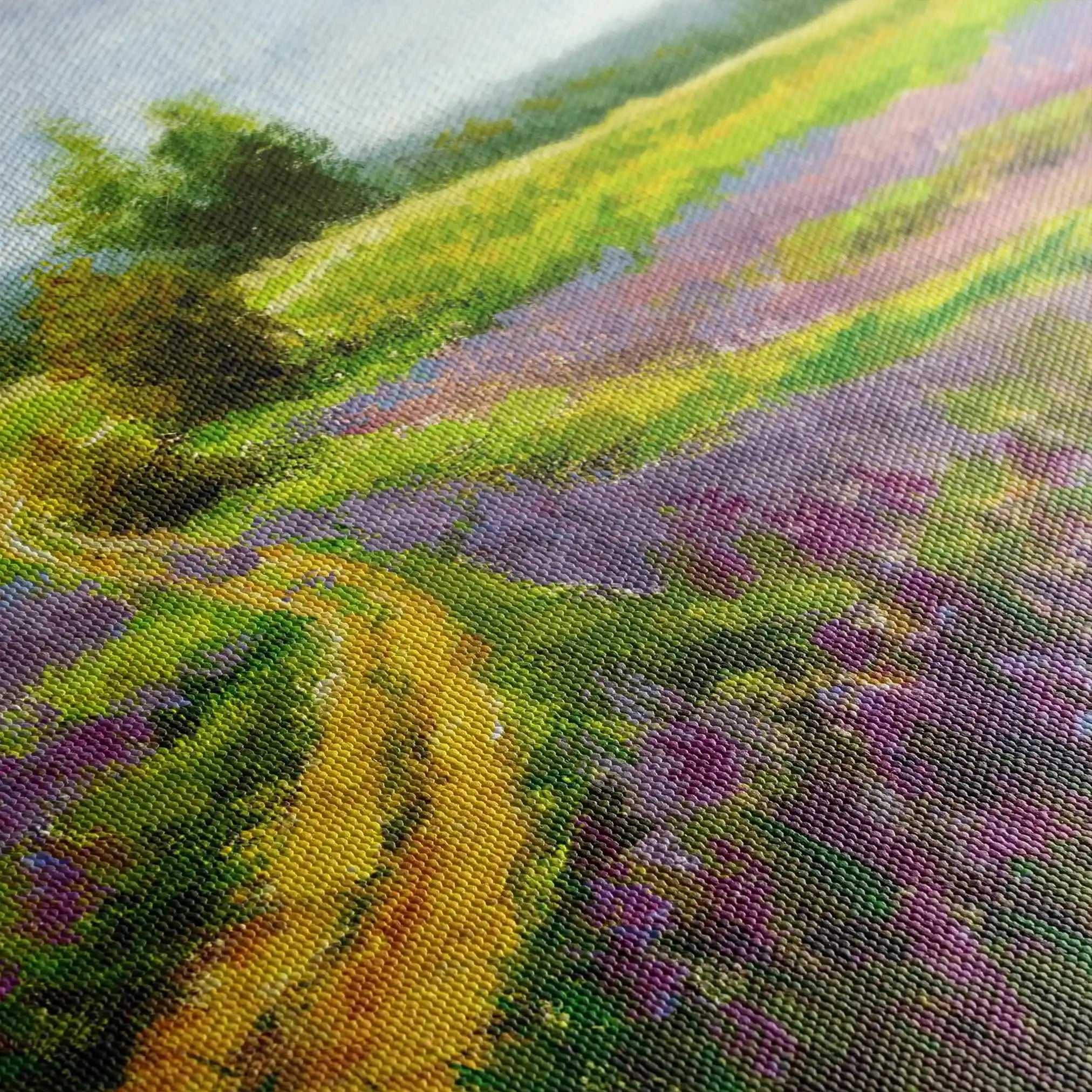 Landscape 037 Canvas Art 90 x 60 cm / Stretched on hidden frame