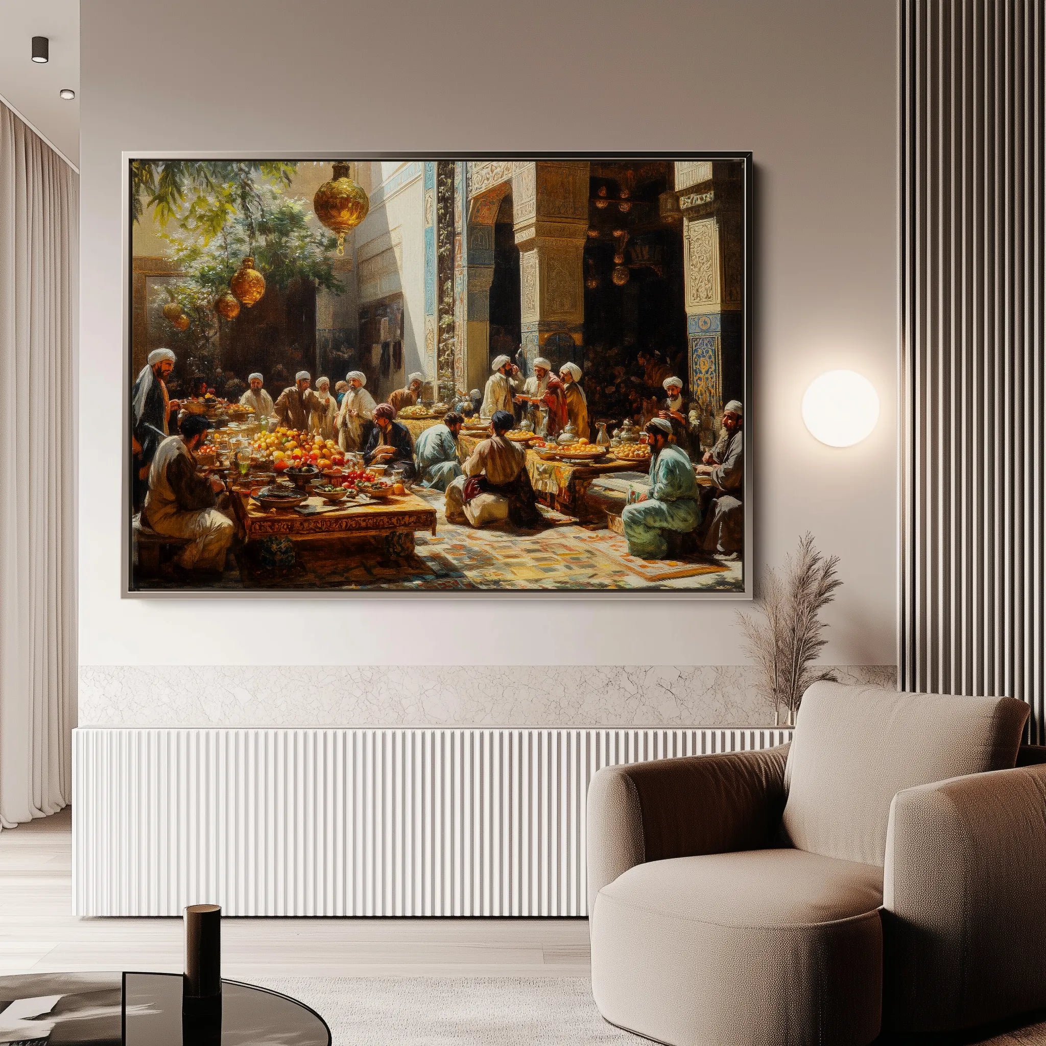 Orientalist Canvas Wall Art WAD037-OR 90 x 60 cm / Stretched on hidden frame