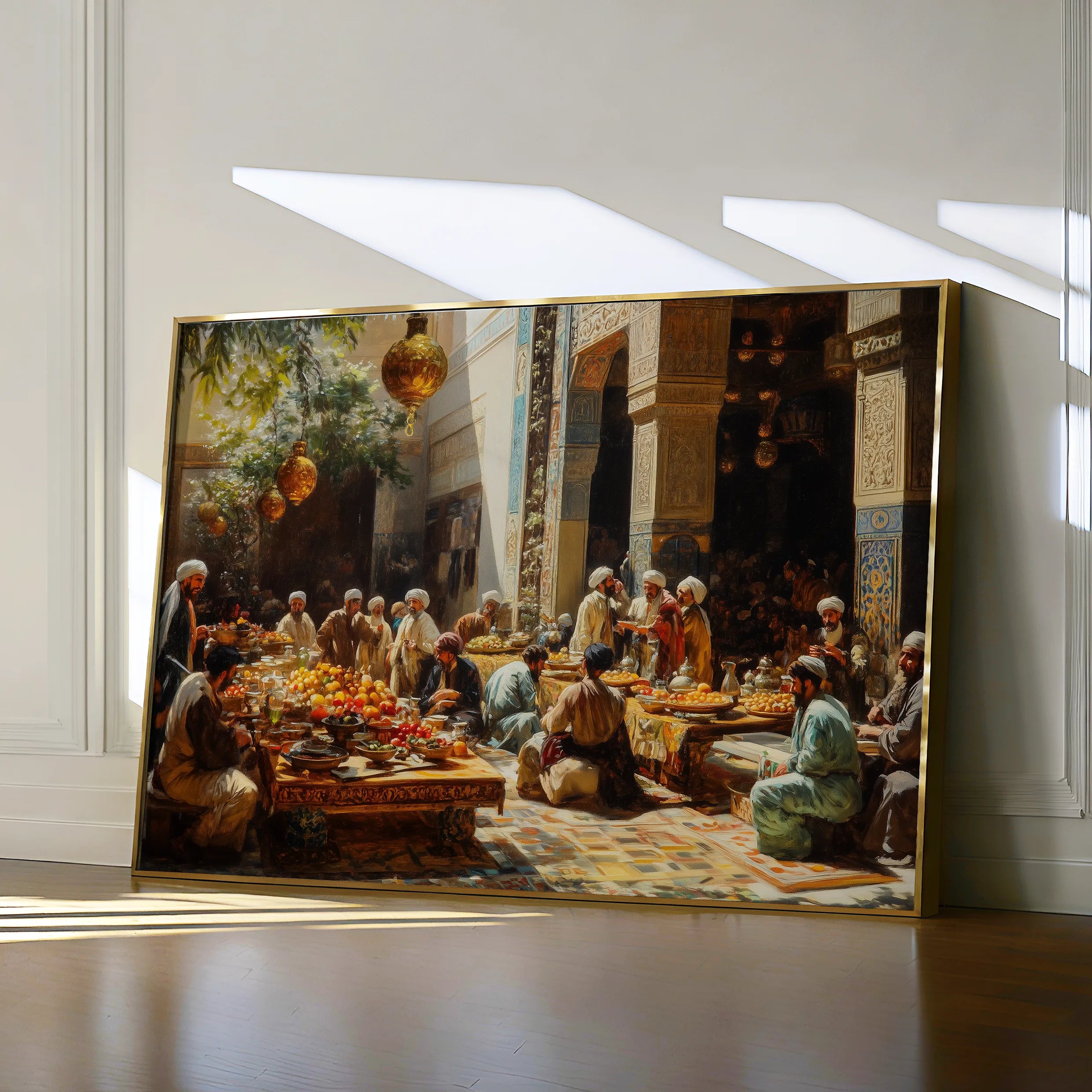 Orientalist Canvas Wall Art WAD037-OR 90 x 60 cm / Stretched on hidden frame