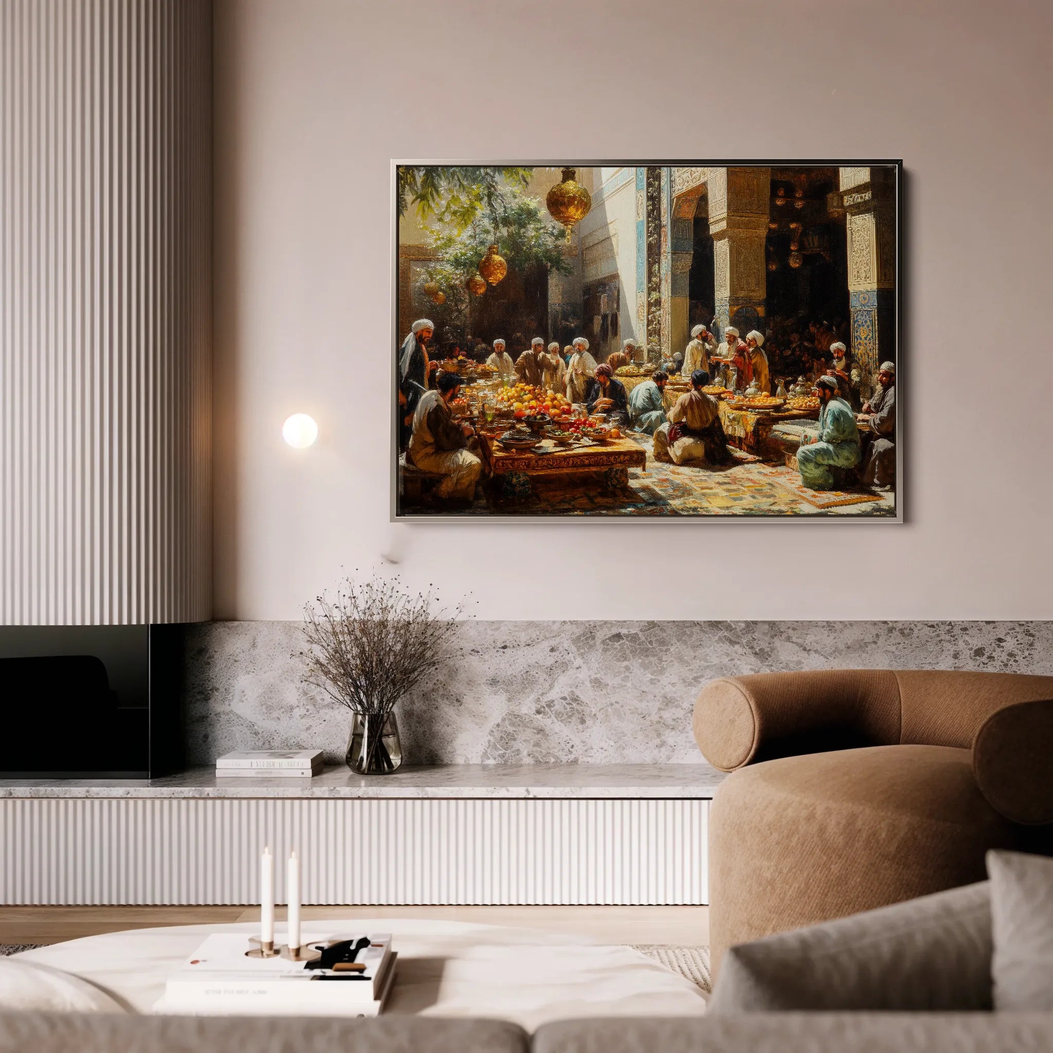 Orientalist Canvas Wall Art WAD037-OR 90 x 60 cm / Stretched on hidden frame