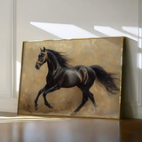 Horses 038 Canvas Art 90 x 60 cm / Stretched on hidden frame
