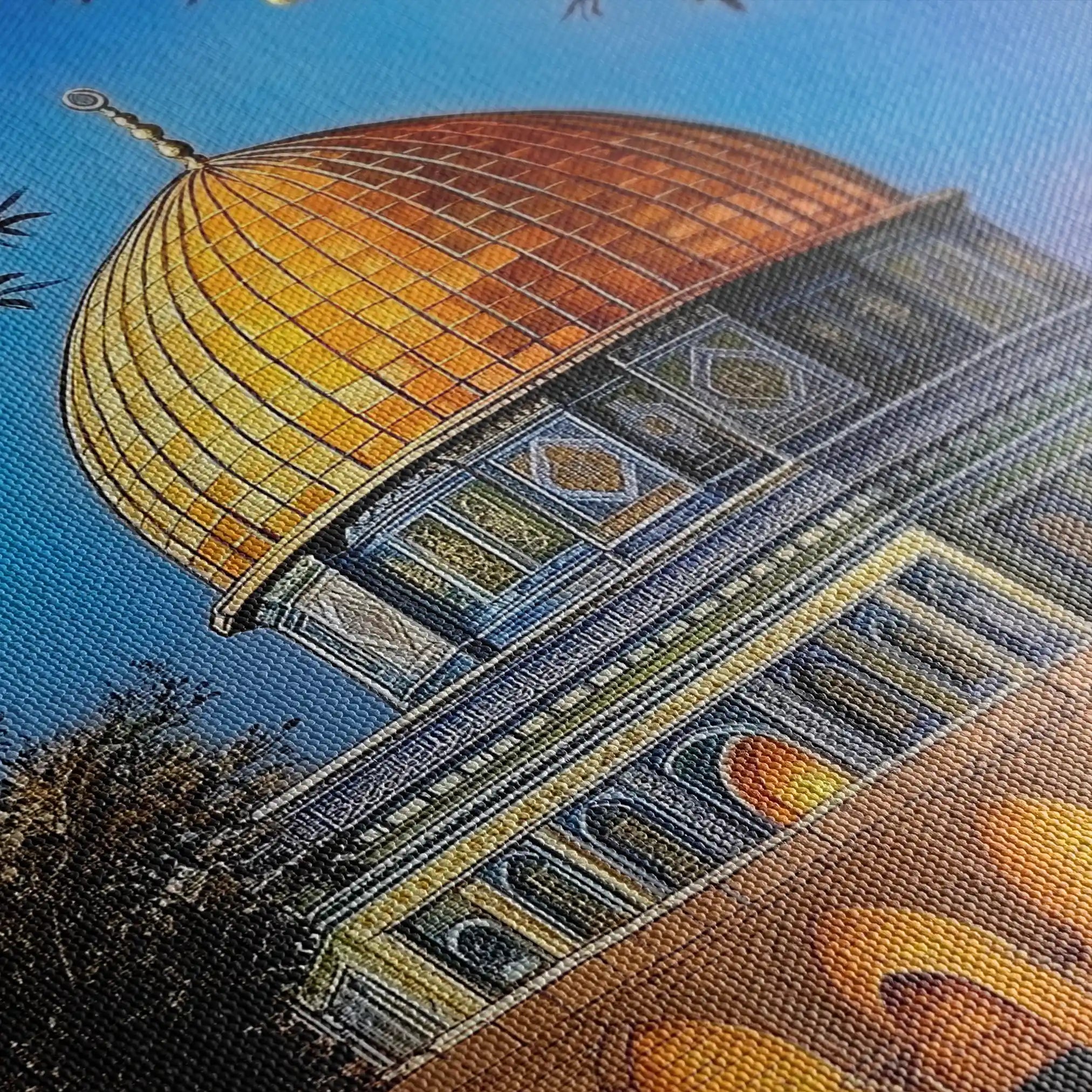Palestine 038 Canvas Art 90 x 60 cm / Stretched on hidden frame