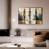 Portrait 038 Canvas Art 90 x 60 cm / Stretched on hidden frame