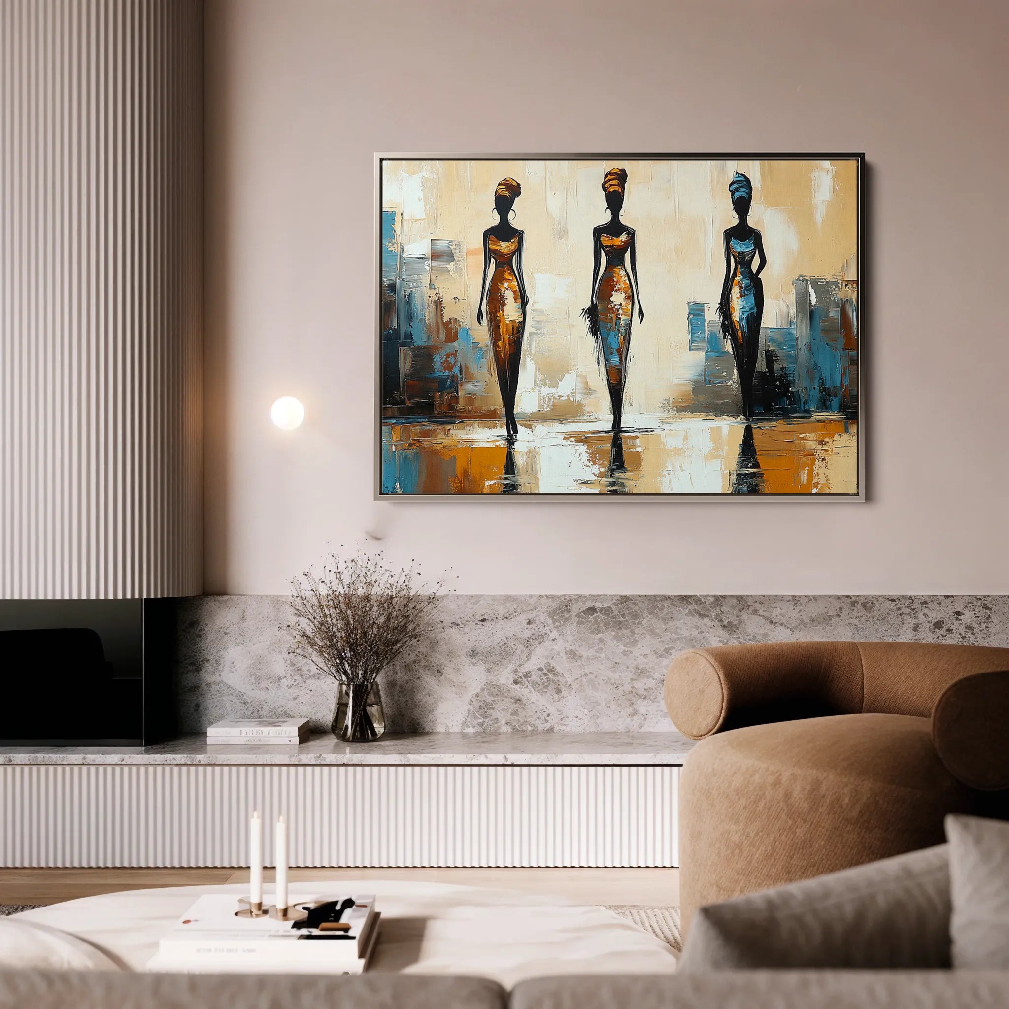 Portrait Canvas Wall Art WAD038-P 90 x 60 cm / Stretched on hidden frame