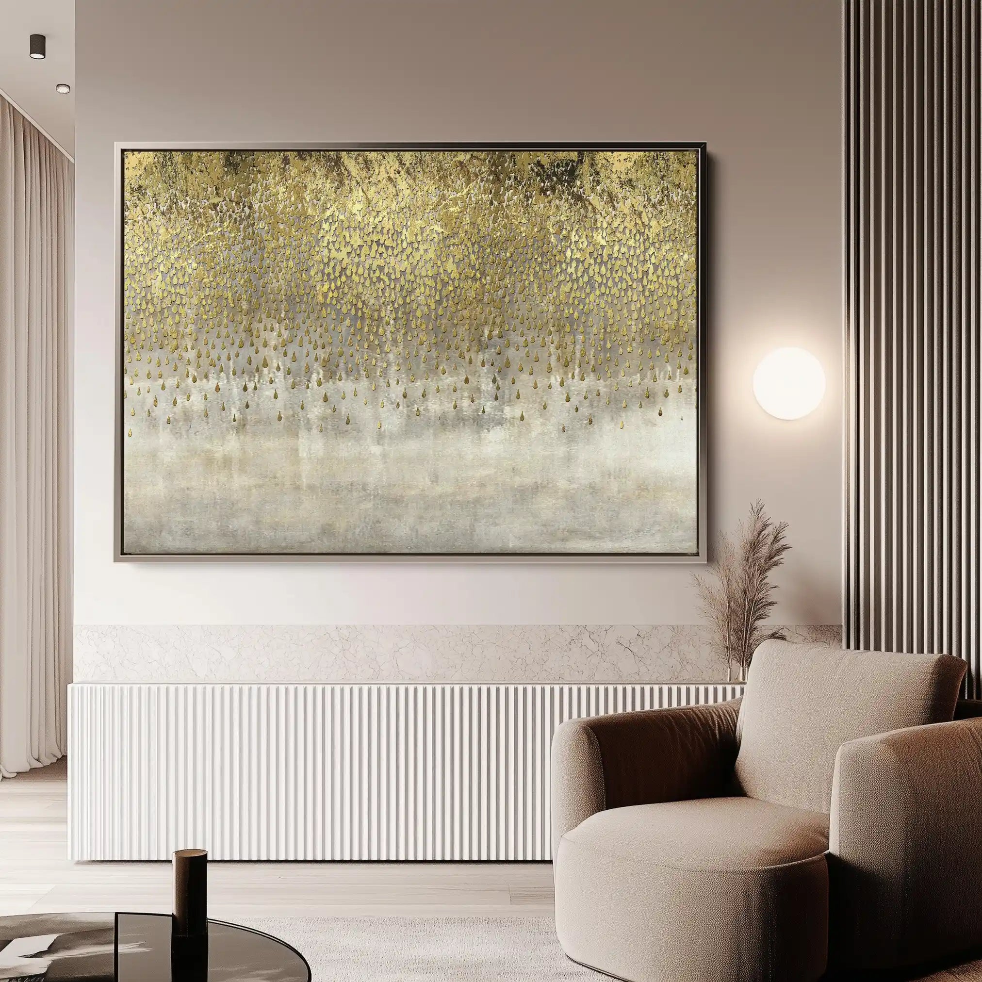 Abstract Canvas Wall Art WAD039-A 90 x 60 cm / Stretched on hidden frame