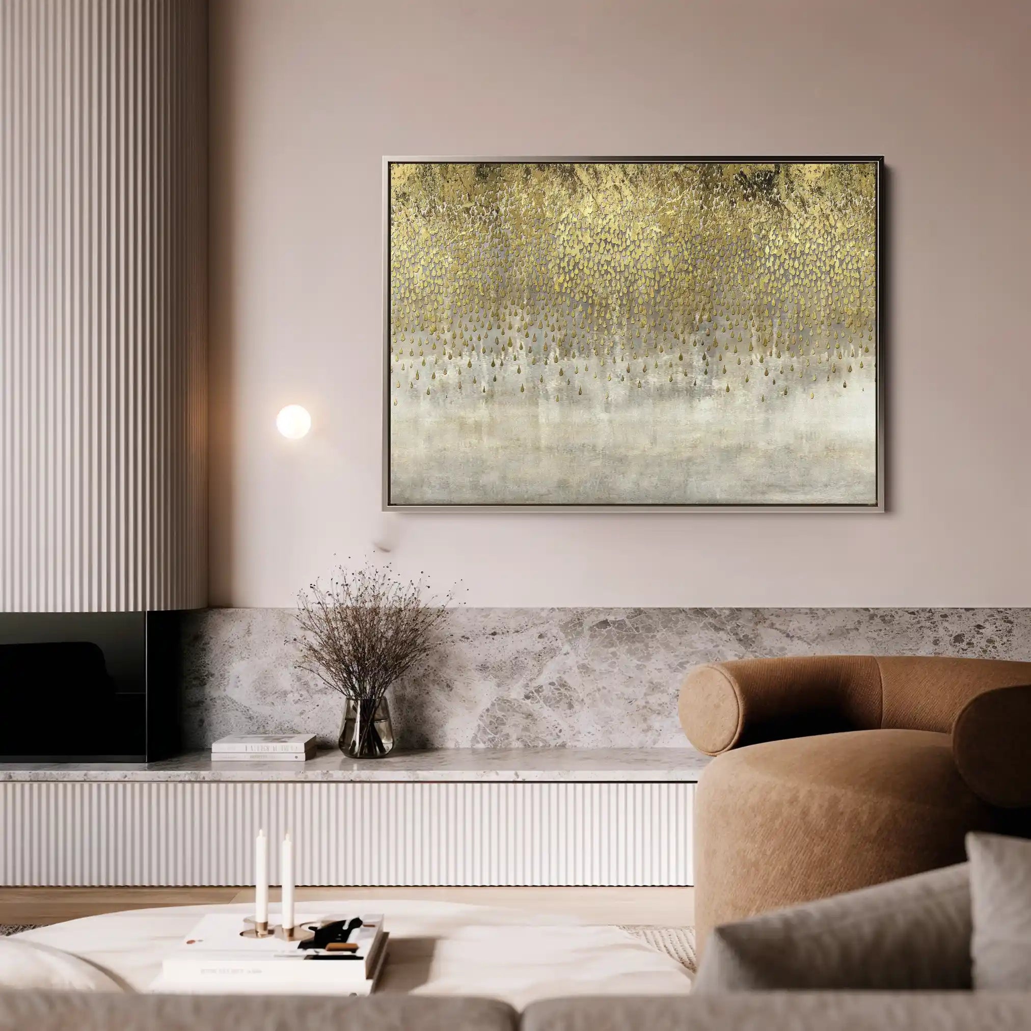 Abstract Canvas Wall Art WAD039-A 90 x 60 cm / Stretched on hidden frame