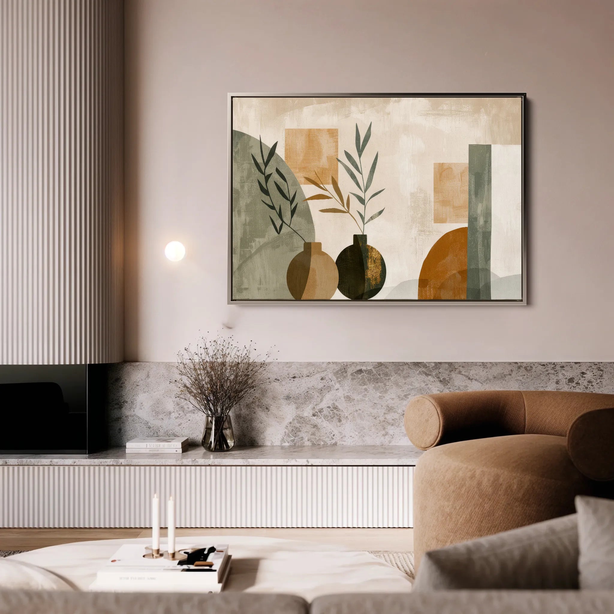 Boho Canvas Wall Art WAD039-BH 90 x 60 cm / Stretched on hidden frame