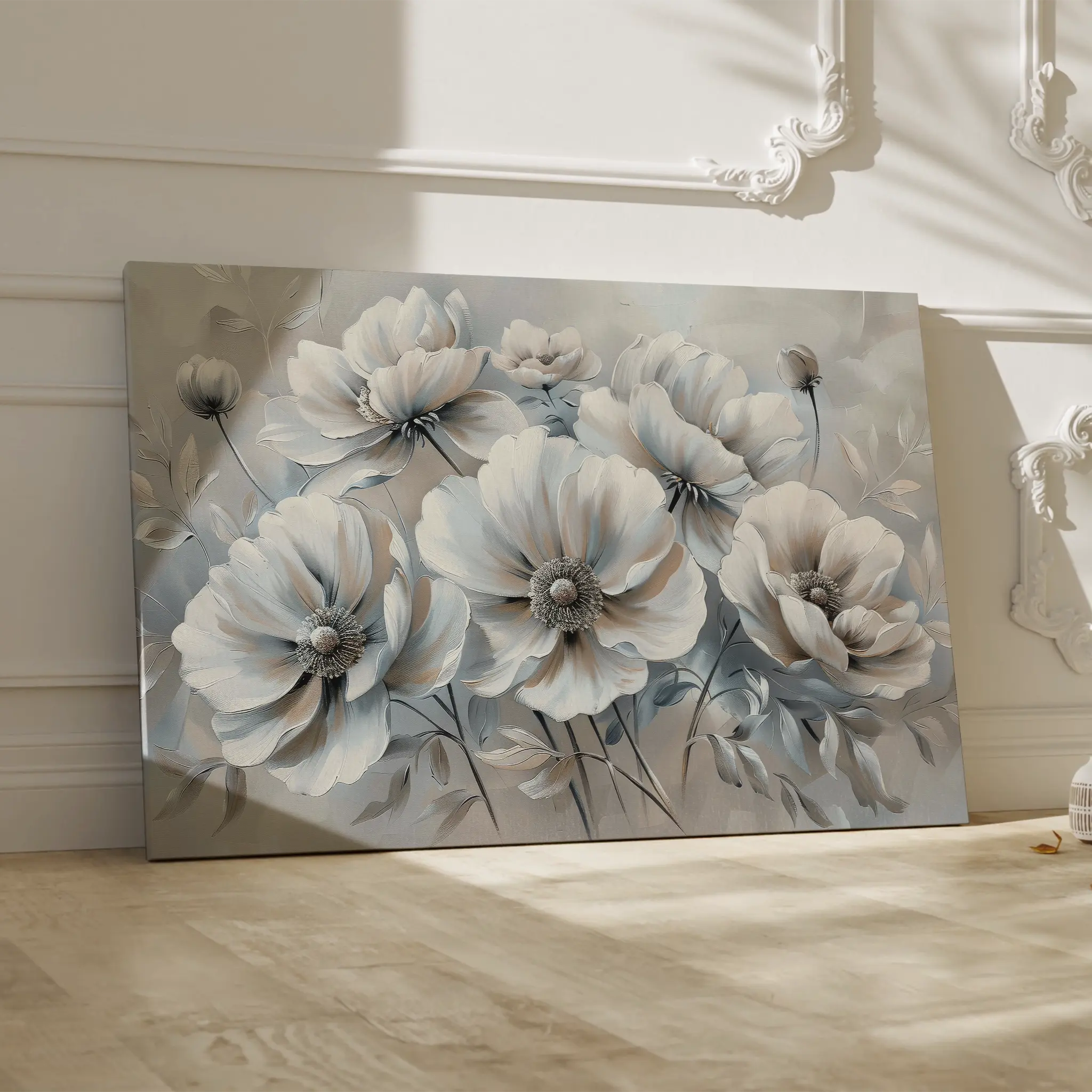 Floral Canvas Wall Art WAD039-F 90 x 60 cm / Stretched on hidden frame