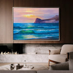Landscape 039 Canvas Art 90 x 60 cm / Stretched on hidden frame