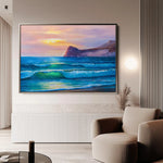 Landscape 039 Canvas Art 90 x 60 cm / Stretched on hidden frame