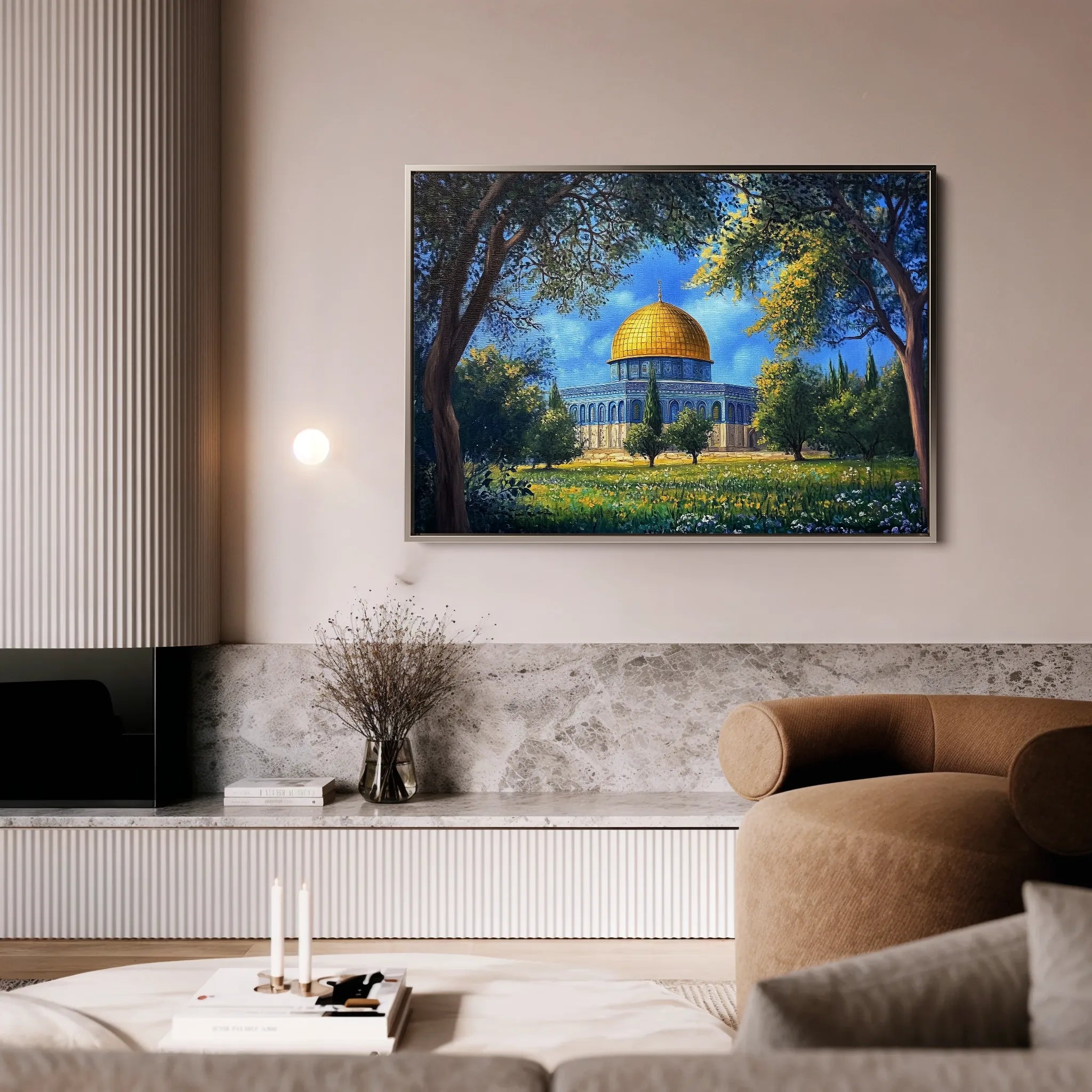 Palestine Canvas Wall Art WAD039-PL 90 x 60 cm / Stretched on hidden frame