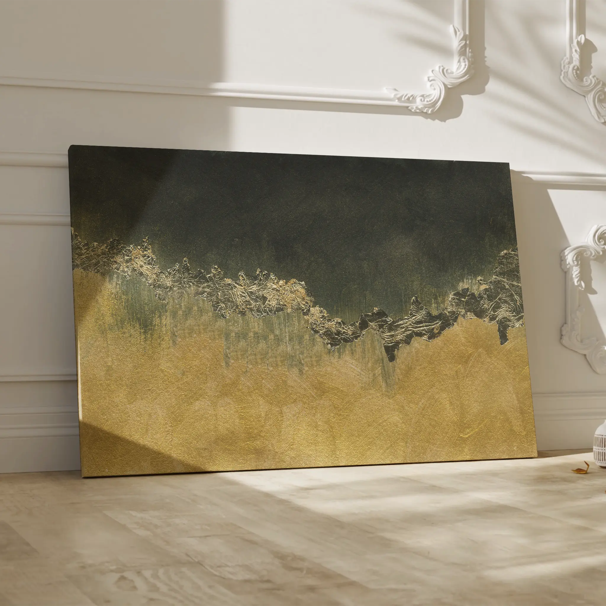 Abstract Canvas Wall Art WAD040-A 90 x 60 cm / Stretched on hidden frame