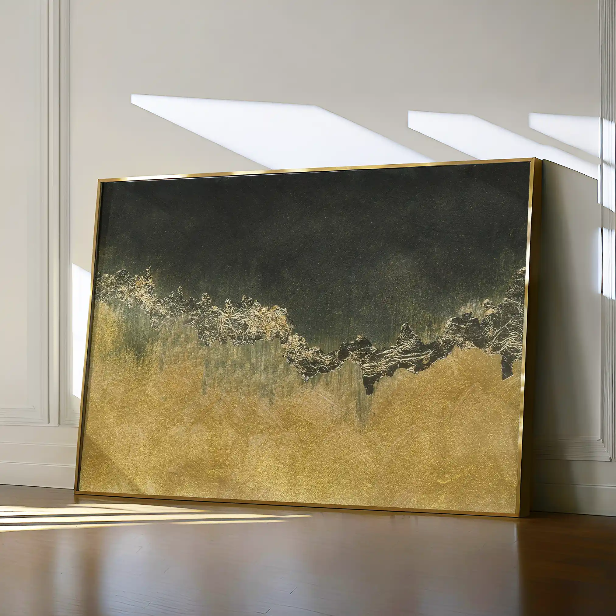 Abstract Canvas Wall Art WAD040-A 90 x 60 cm / Stretched on hidden frame