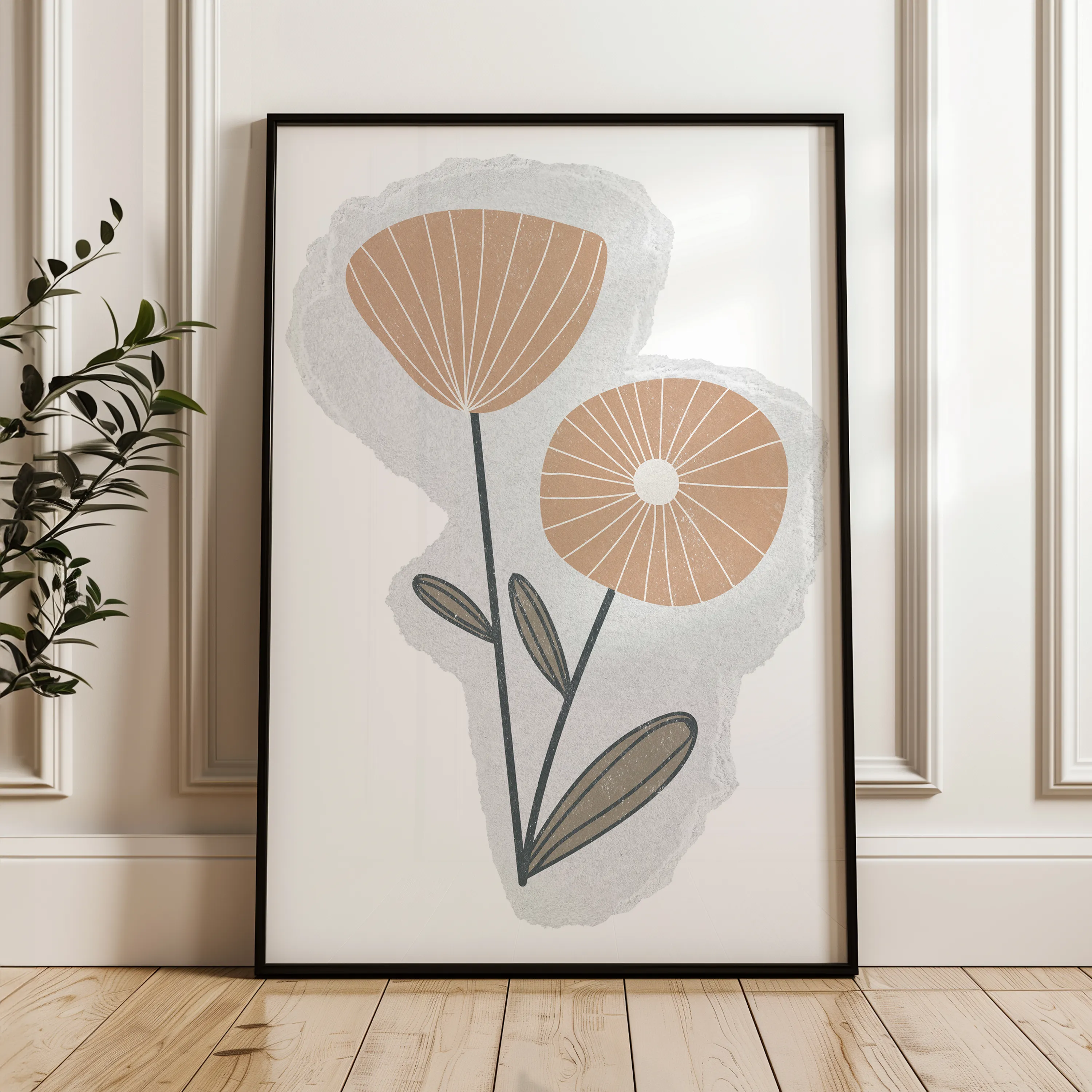 Boho Canvas Wall Art WAD040-BH 90 x 60 cm / Stretched on hidden frame