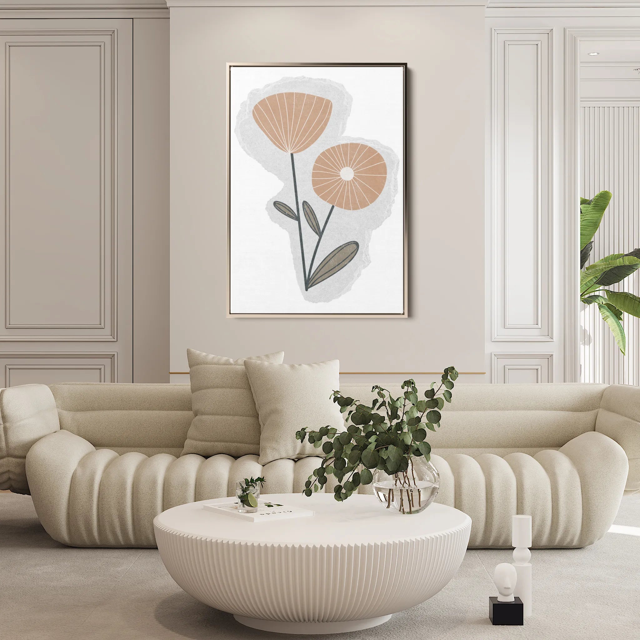 Boho Canvas Wall Art WAD040-BH 90 x 60 cm / Stretched on hidden frame