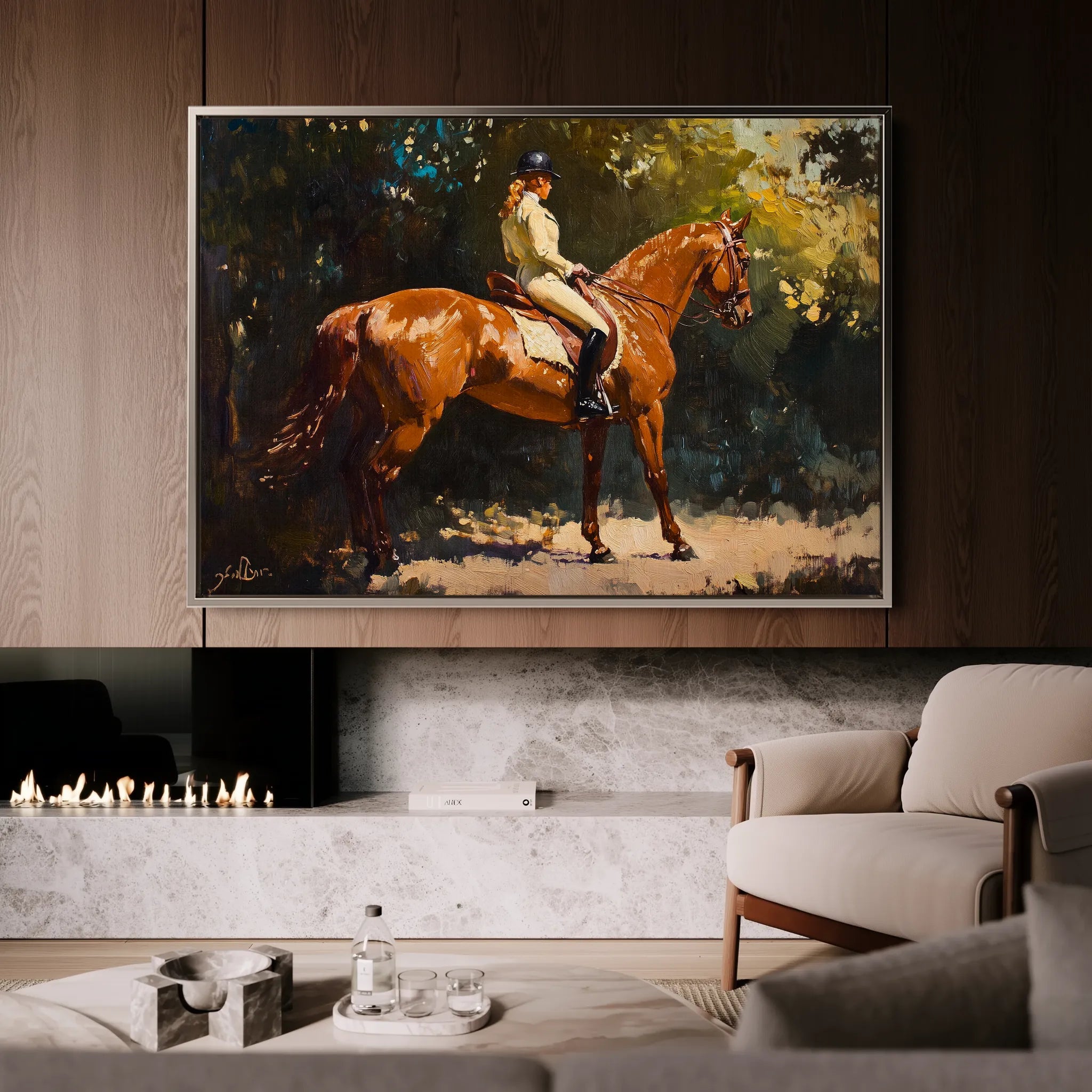 Classic Canvas Wall Art WAD040-CL 90 x 60 cm / Stretched on hidden frame