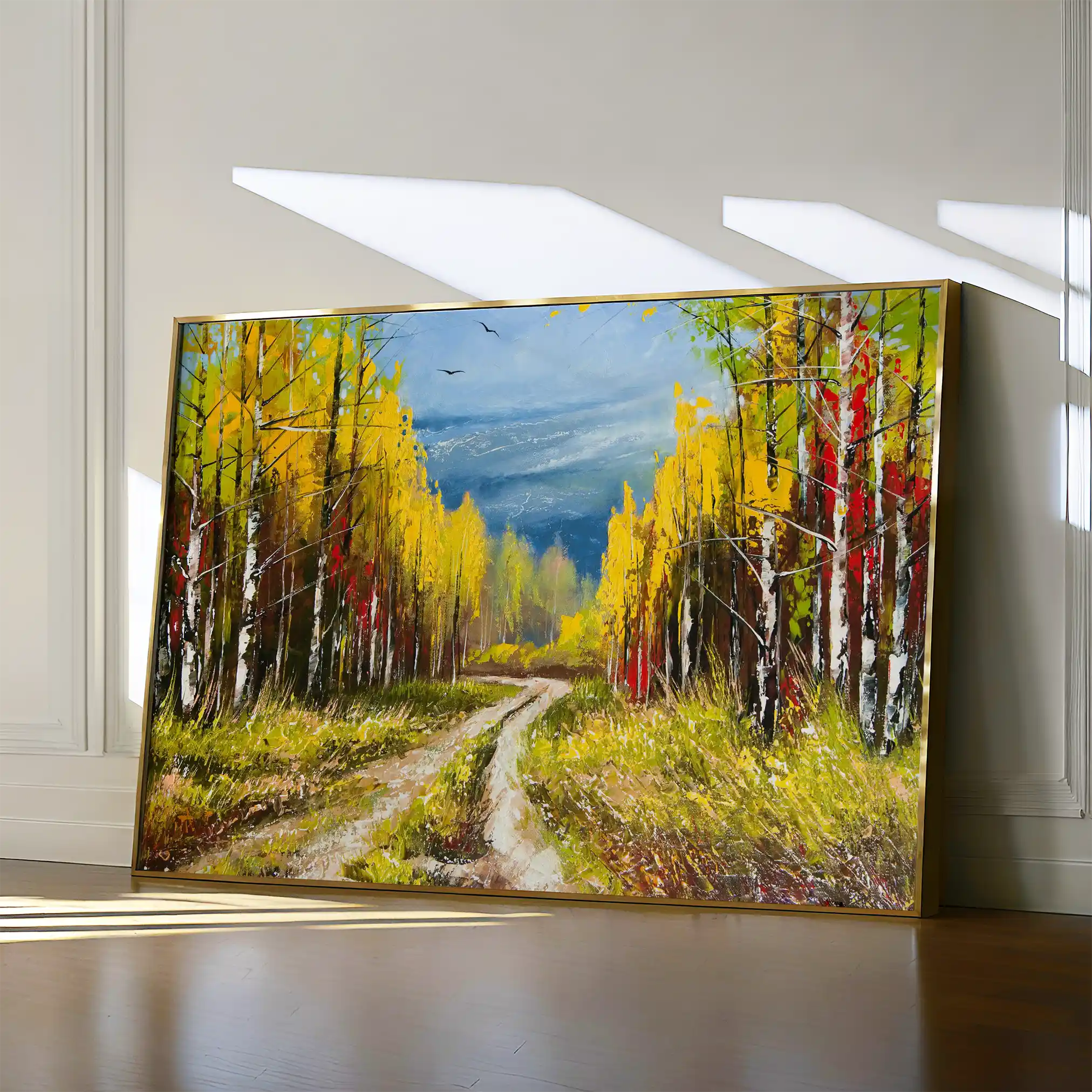 Landscape 040 Canvas Art 90 x 60 cm / Stretched on hidden frame