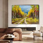 Landscape 040 Canvas Art 90 x 60 cm / Stretched on hidden frame