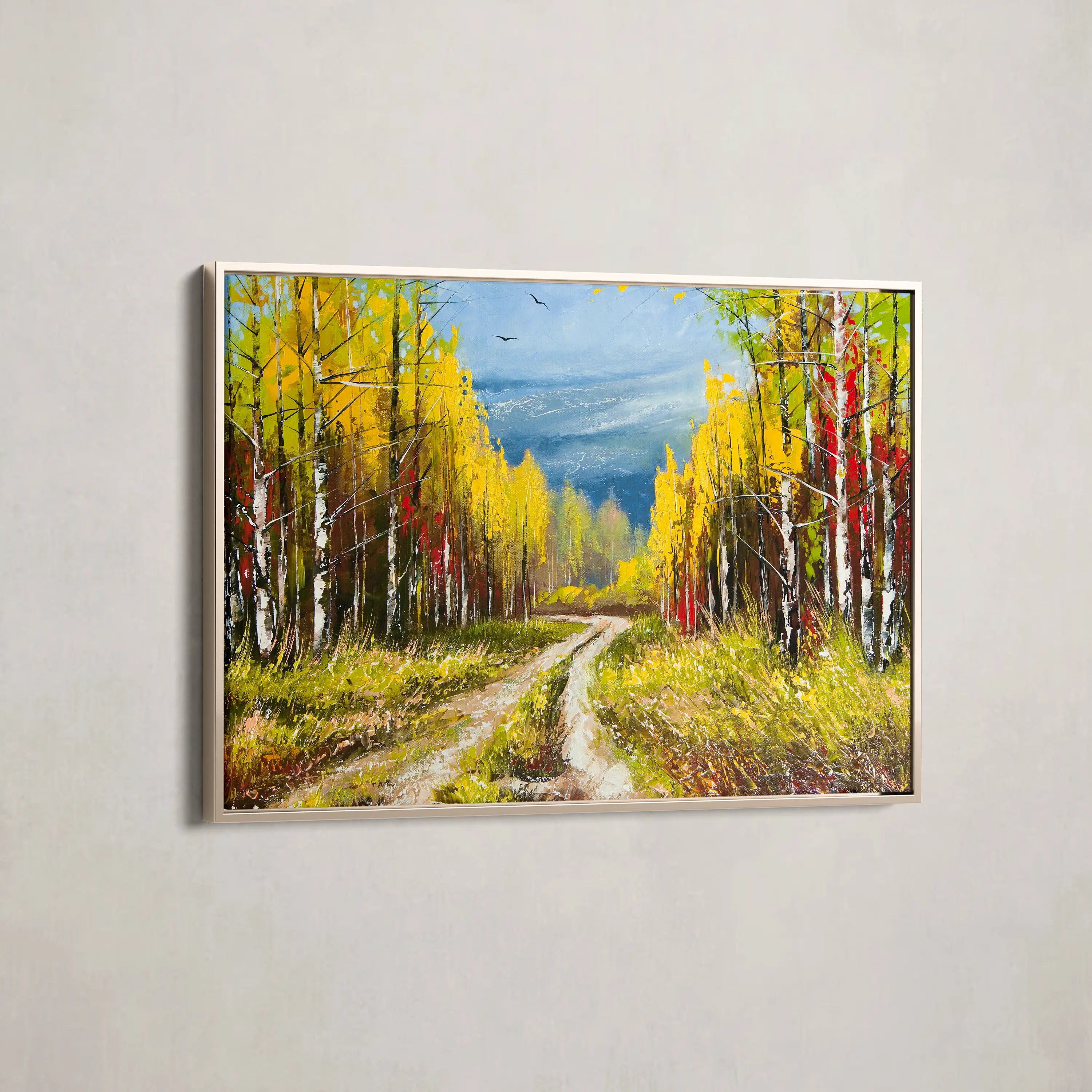 Landscape Canvas Wall Art WAD040-L 90 x 60 cm / Stretched on hidden frame