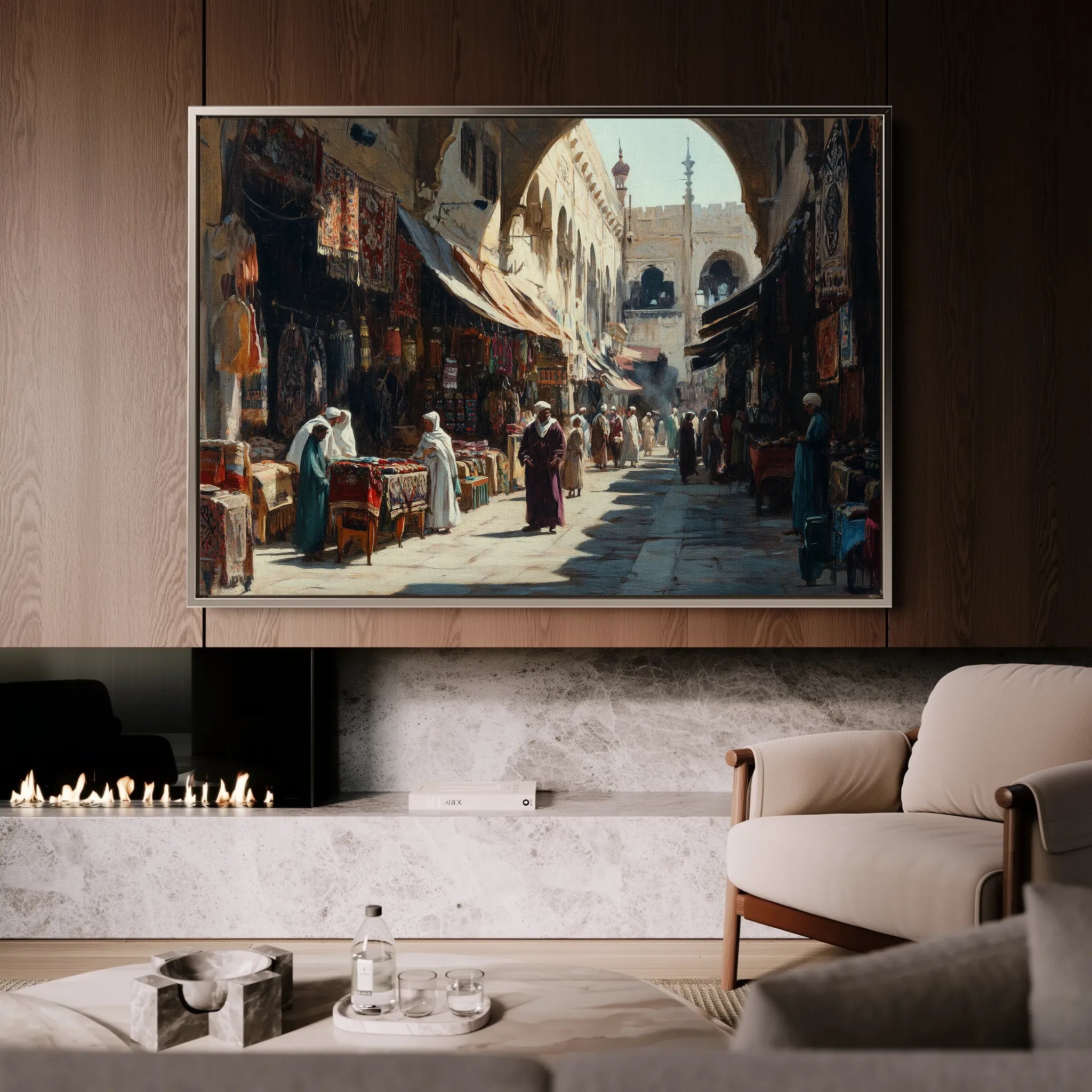 Orientalist Canvas Wall Art WAD040-OR 90 x 60 cm / Stretched on hidden frame