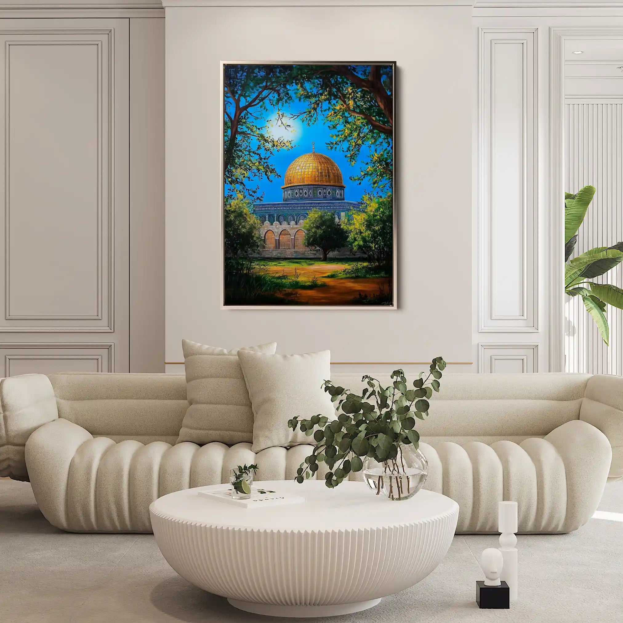 Palestine 040 Canvas Art 90 x 60 cm / Stretched on hidden frame